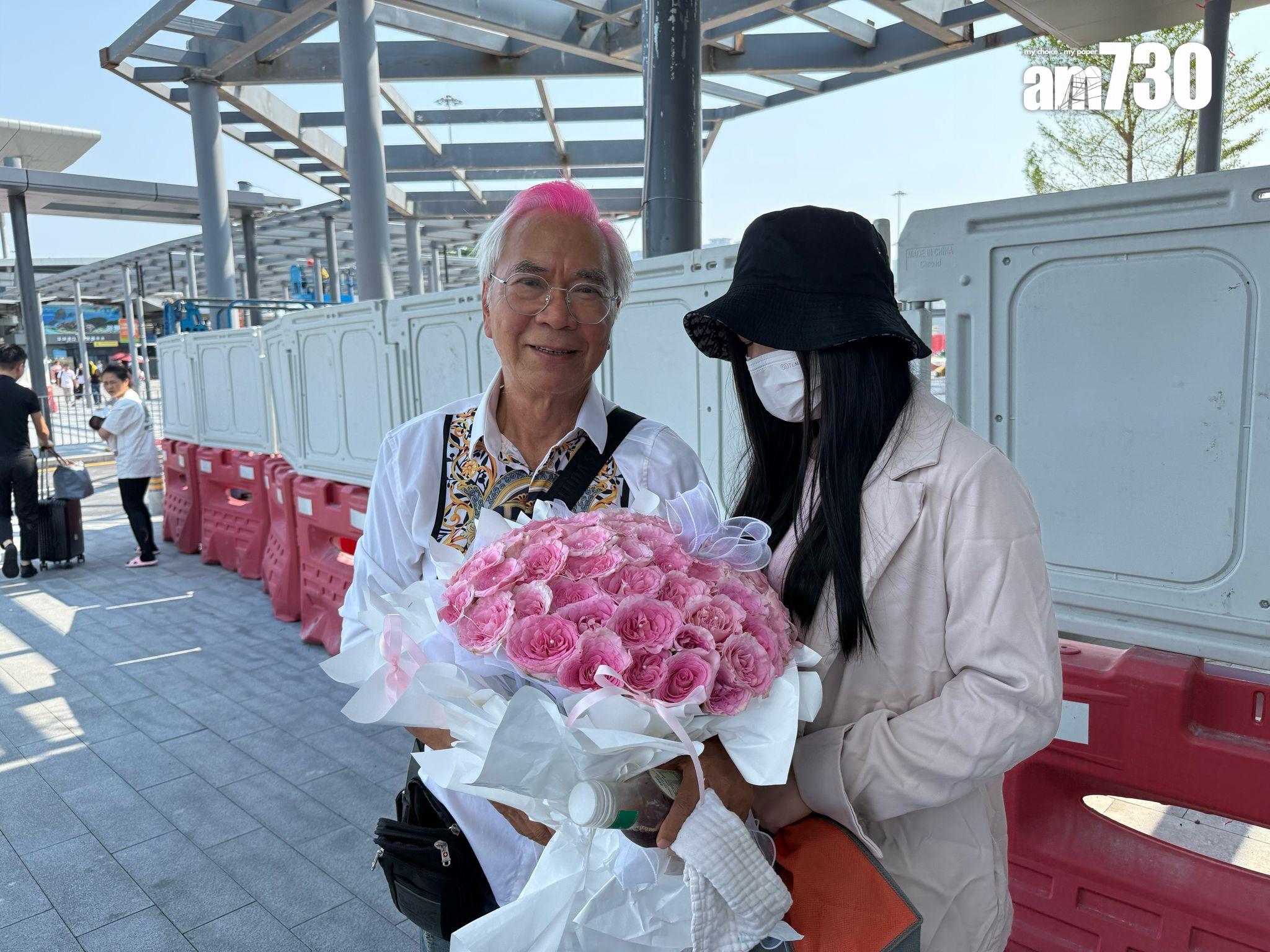 王青霞於今日(7日)刑滿出獄,李龍基今日亦有向傳媒分享與未婚妻的合照。(受訪者提供)