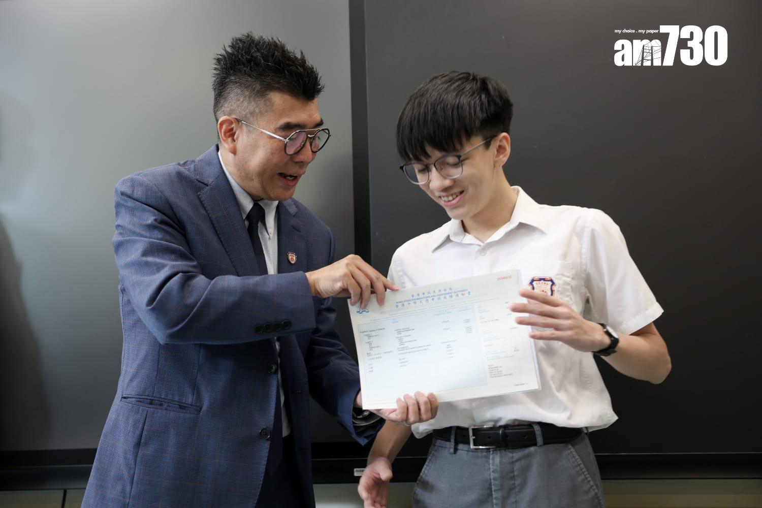 DSE放榜|董玉娣基層超狀黃泓智冀成公院醫生,寄語「勿因出身限制視野」。(周令知攝)