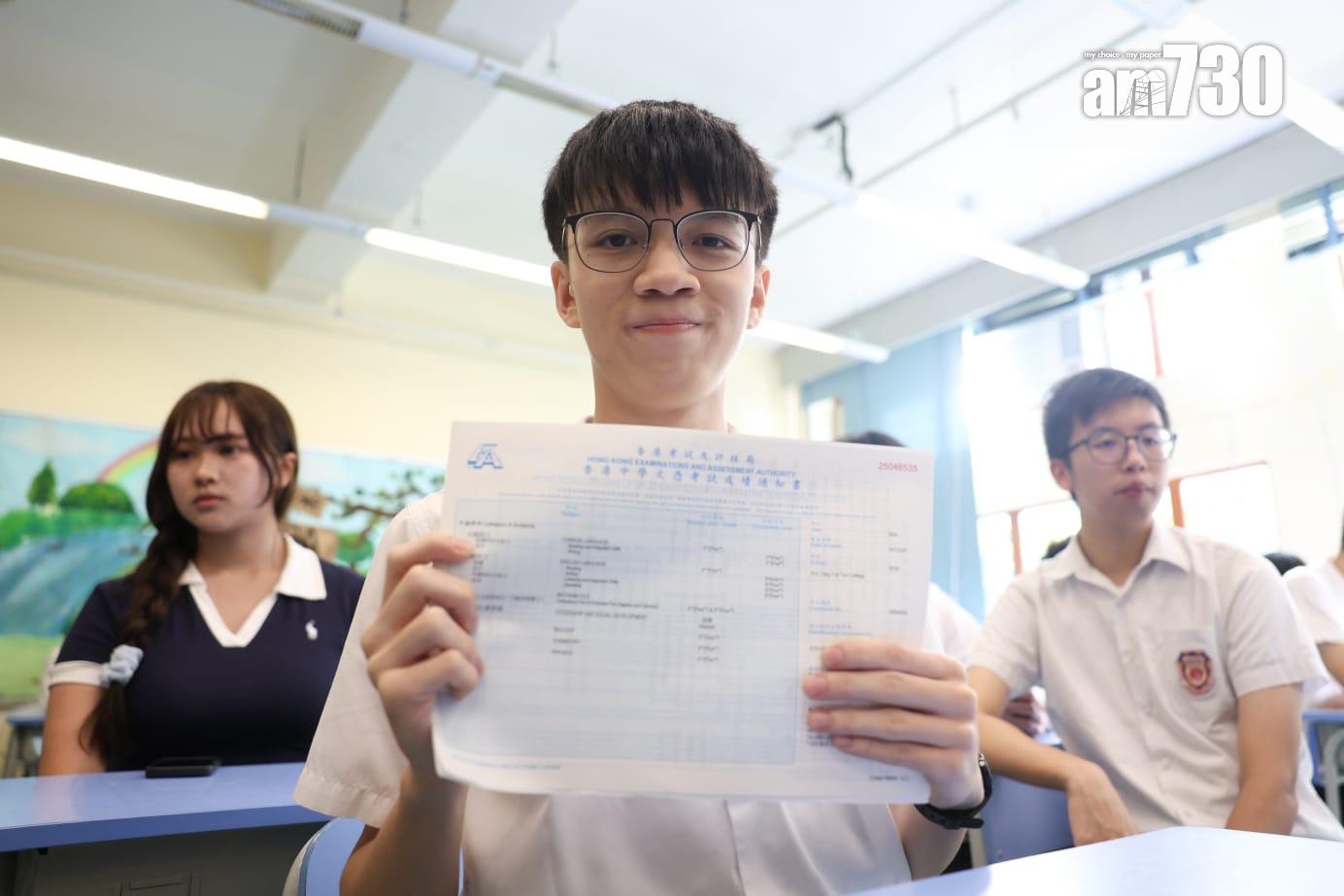 DSE放榜|董玉娣基層超狀黃泓智冀成公院醫生,寄語「勿因出身限制視野」。(周令知攝)