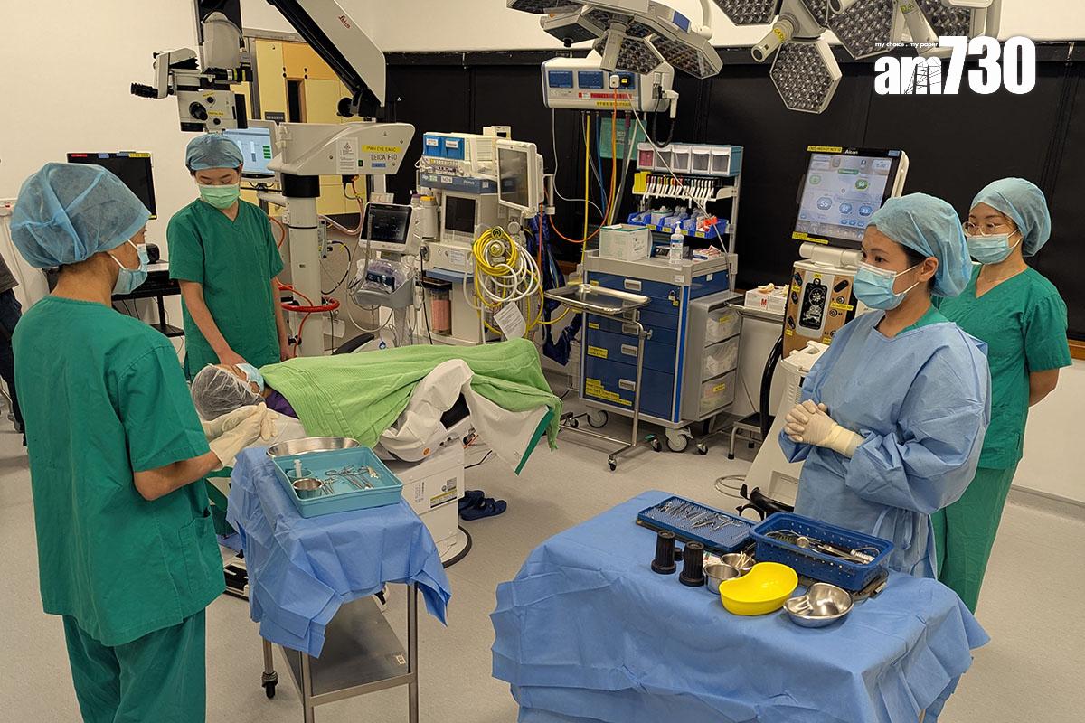 在高流量白內障手術模式下,每節時段可進行的白內障手術由5宗增至8宗。(羅庸軒攝)