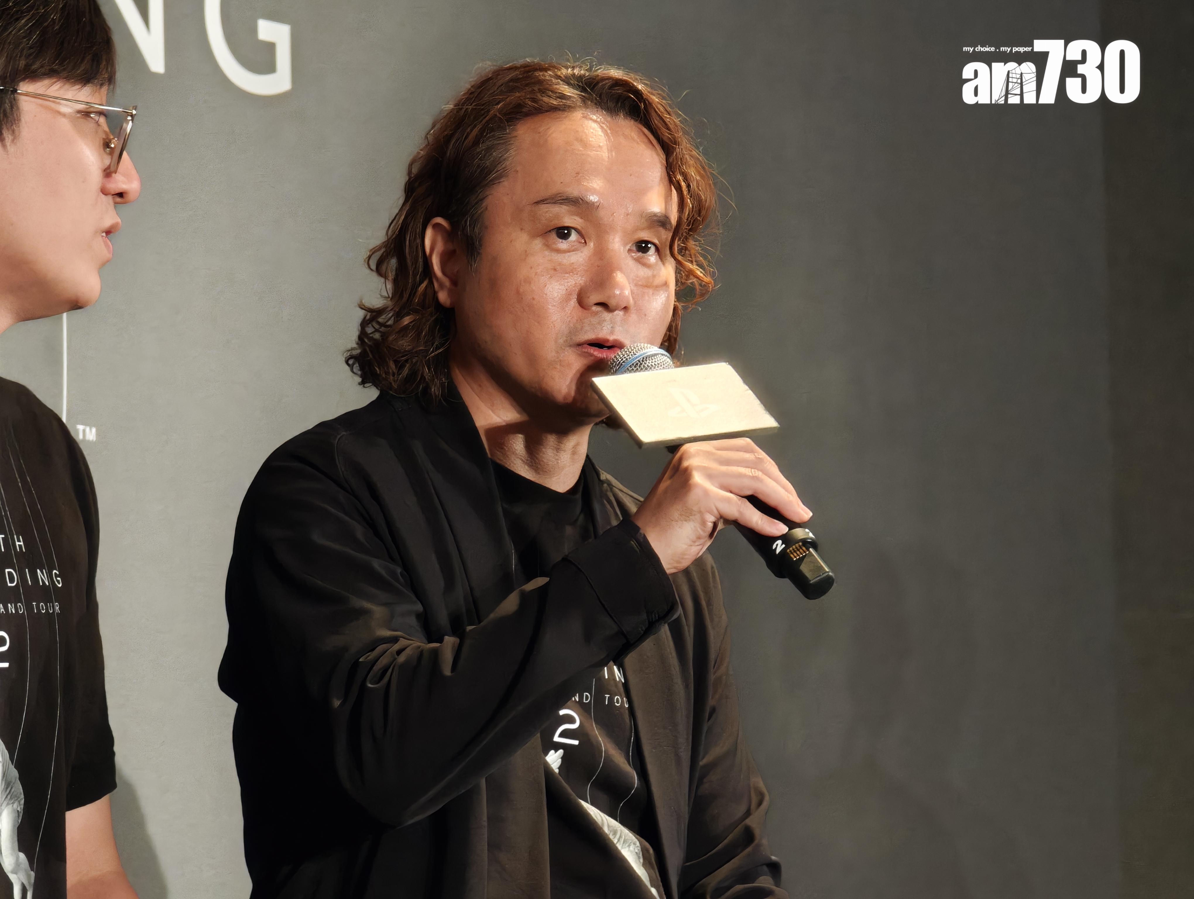 新川洋司以父親角度分享對嬰兒角色Lou的想法。