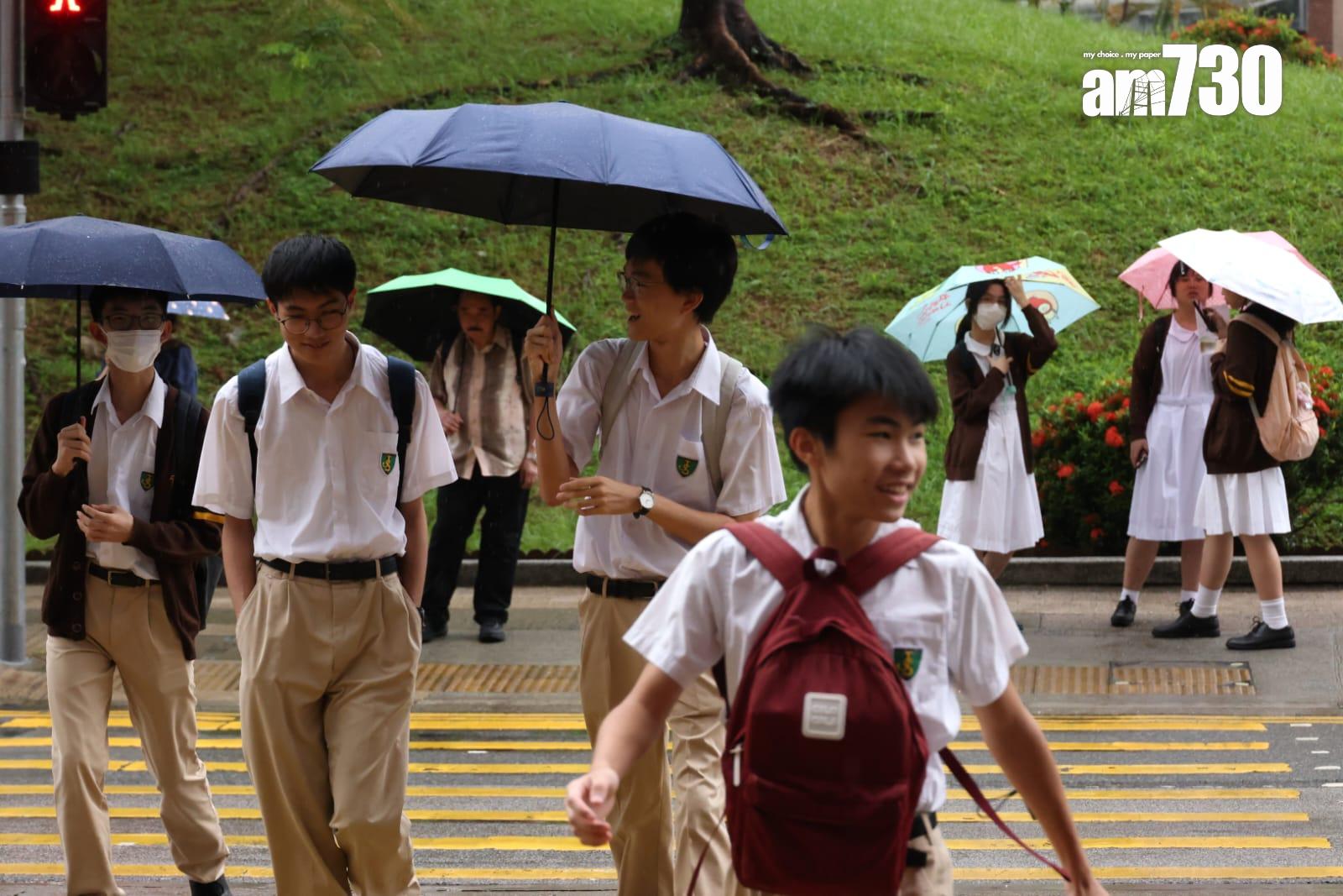 天氣持續不穩,教育局宣布明日停課(林俊源攝)