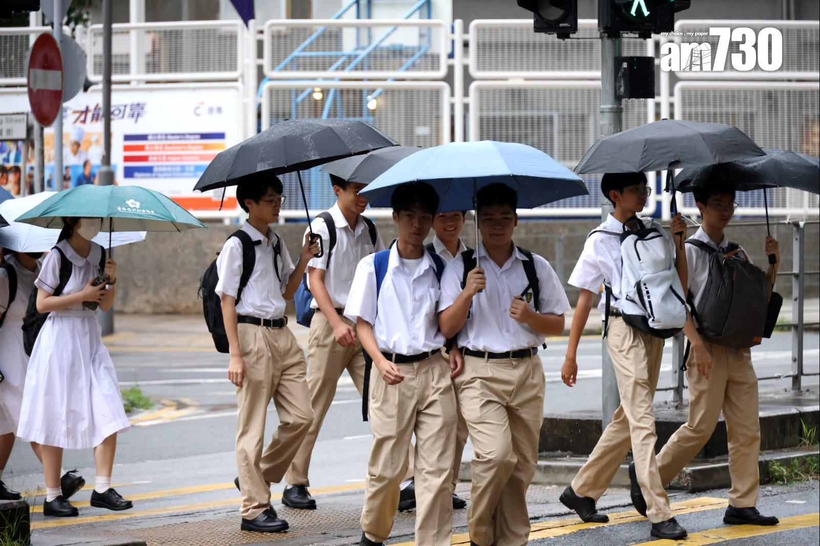 天氣持續不穩,教育局宣布明日停課(林俊源攝)