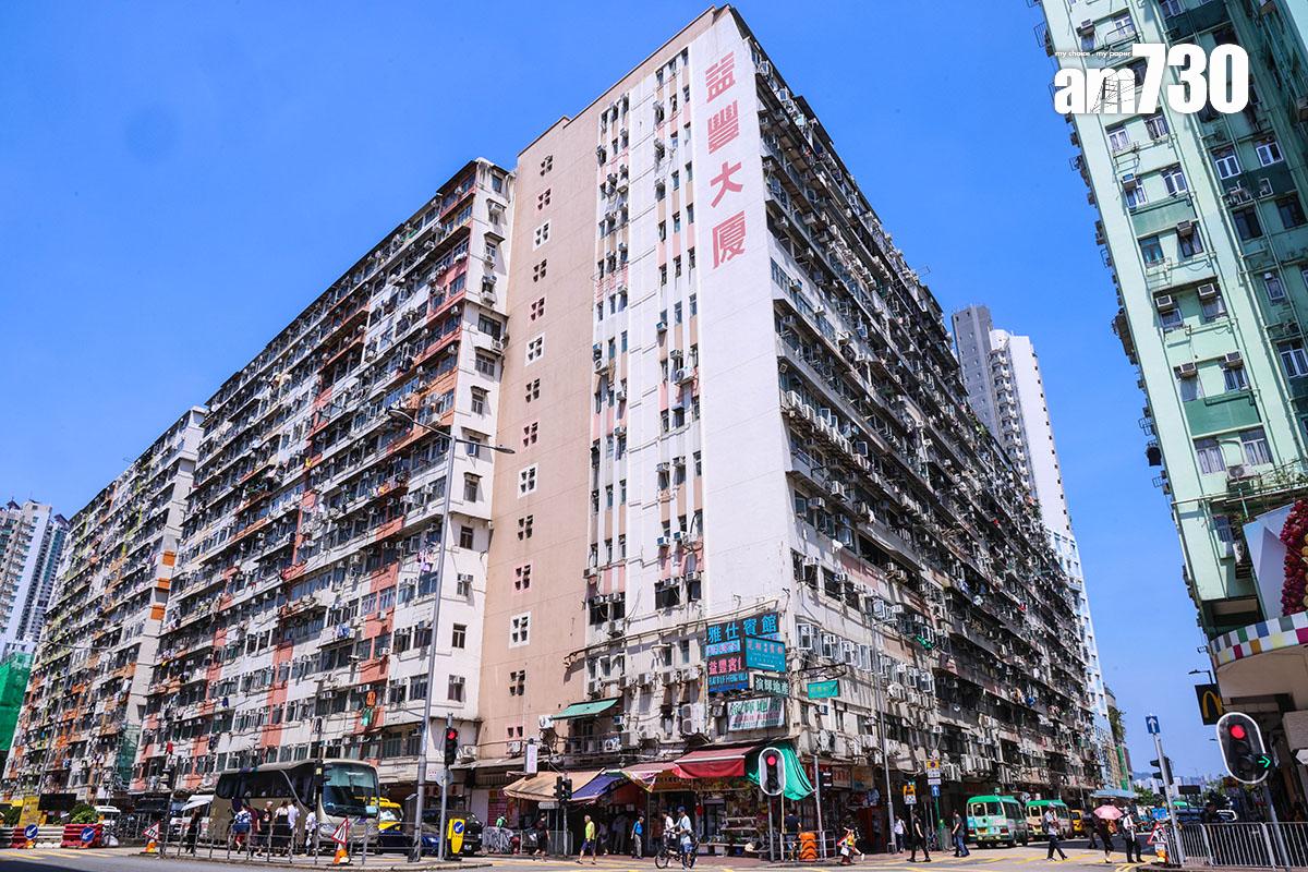 益豐大廈停電第二日,仍有兩座未完全恢復電力。(中通社)