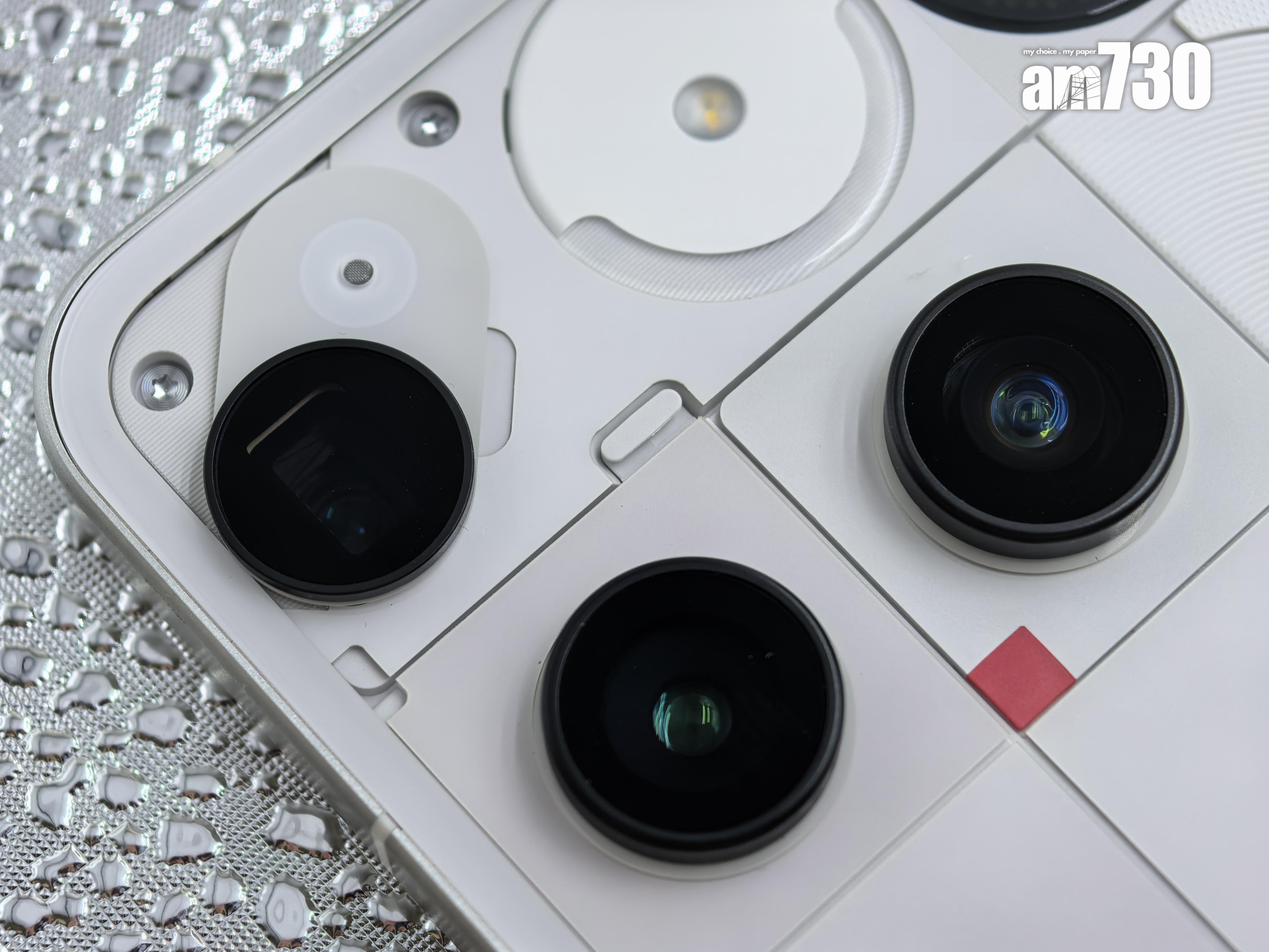 Nothing Phone (3)的鏡頭至少不是常見的「大眼仔」造型。