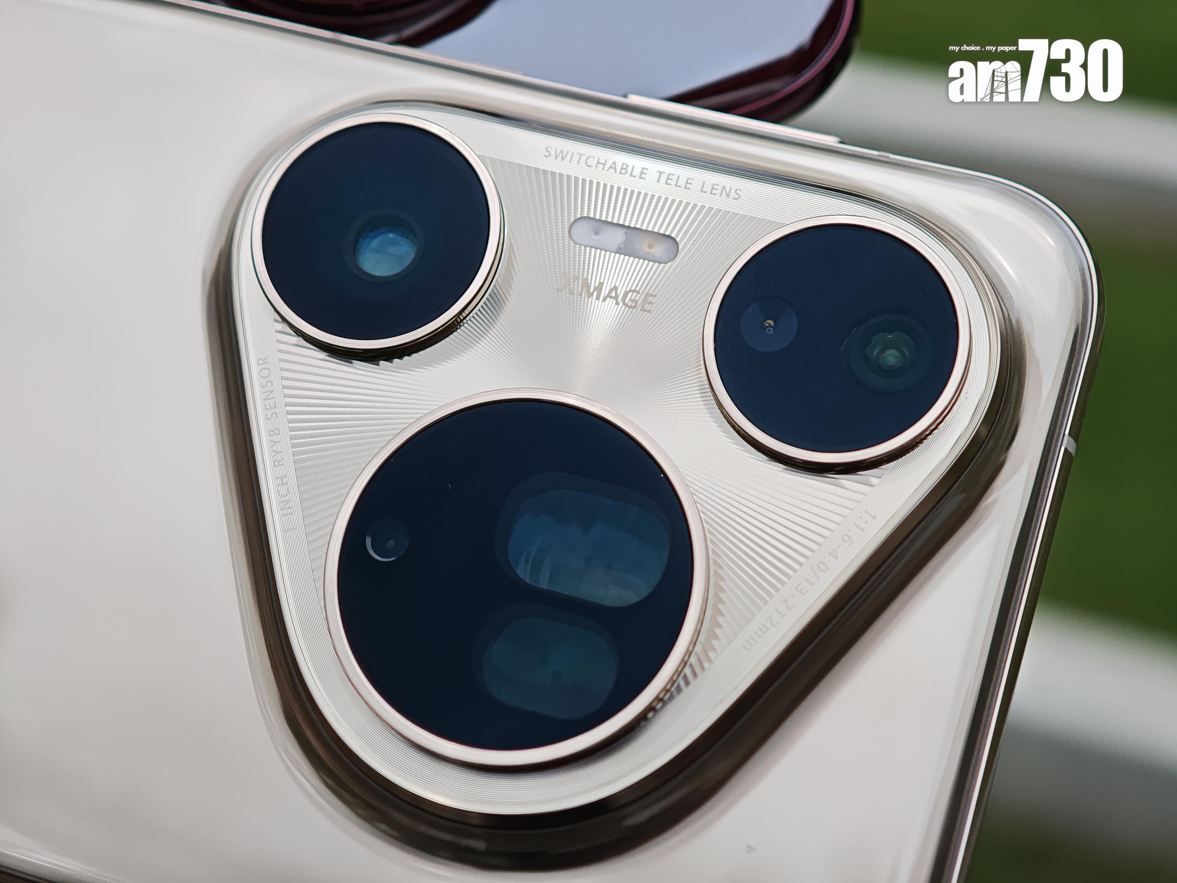 HUAWEI Pura 80 Ultra的鏡頭模組可見到兩鏡設計。