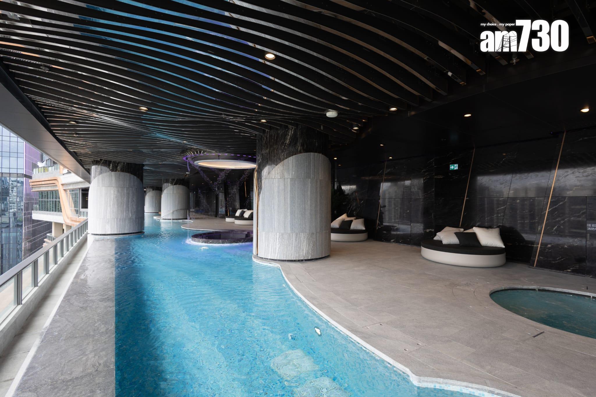 天璽.天會所連園林佔地10萬呎!設50米無邊際泳池(多圖有片)|啟德新盤