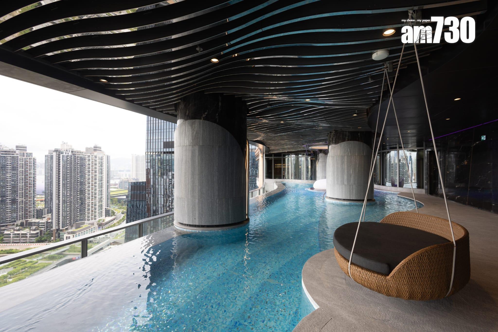 天璽.天會所連園林佔地10萬呎!設50米無邊際泳池(多圖有片)|啟德新盤