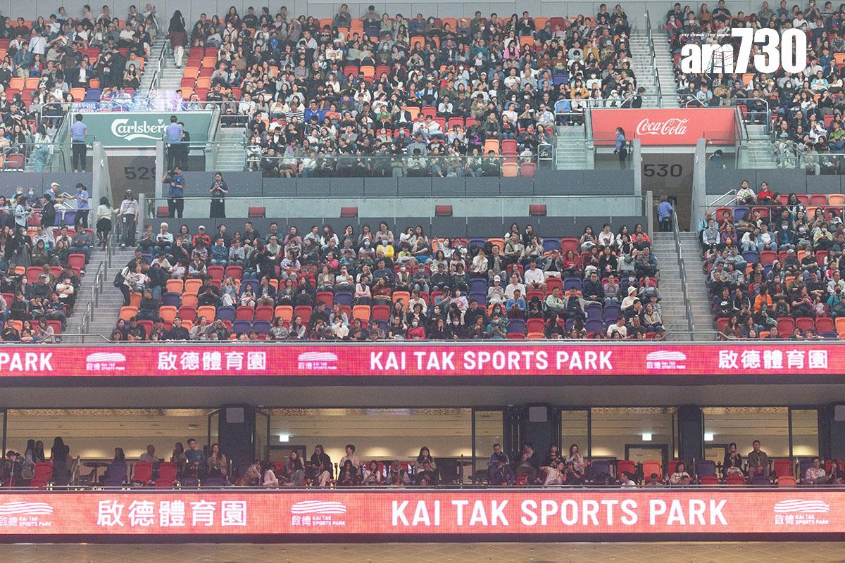 啟德體育園自今年3月開幕至上月中,園區曾舉辦7項大型活動,總日數為19日。(資料圖片/蘇文傑攝)