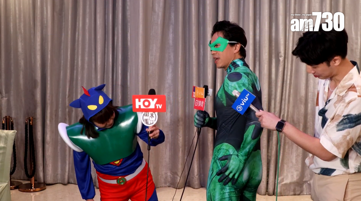 森美嫌自己股肌未夠圓渾。 (吳康琦攝)