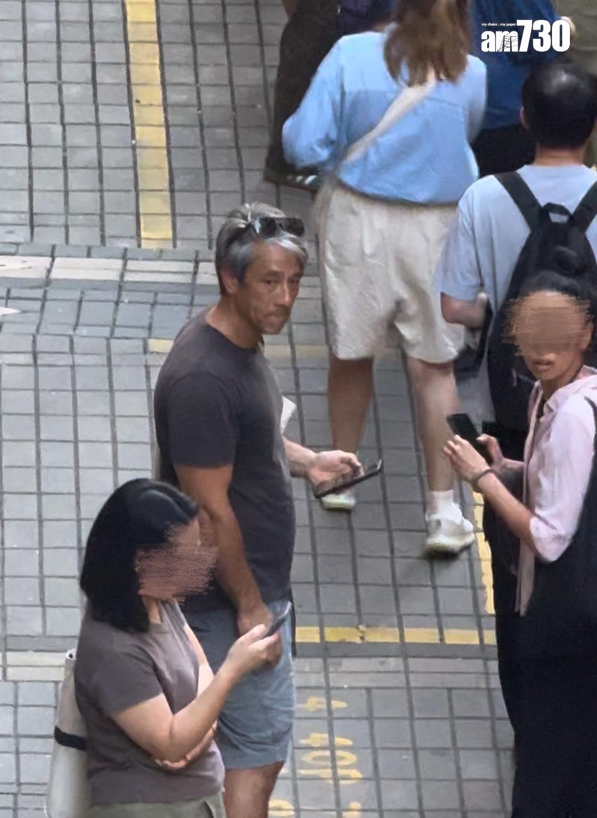 吳嘉龍有別昔日在螢幕前的型男風采。 (娛樂組攝)