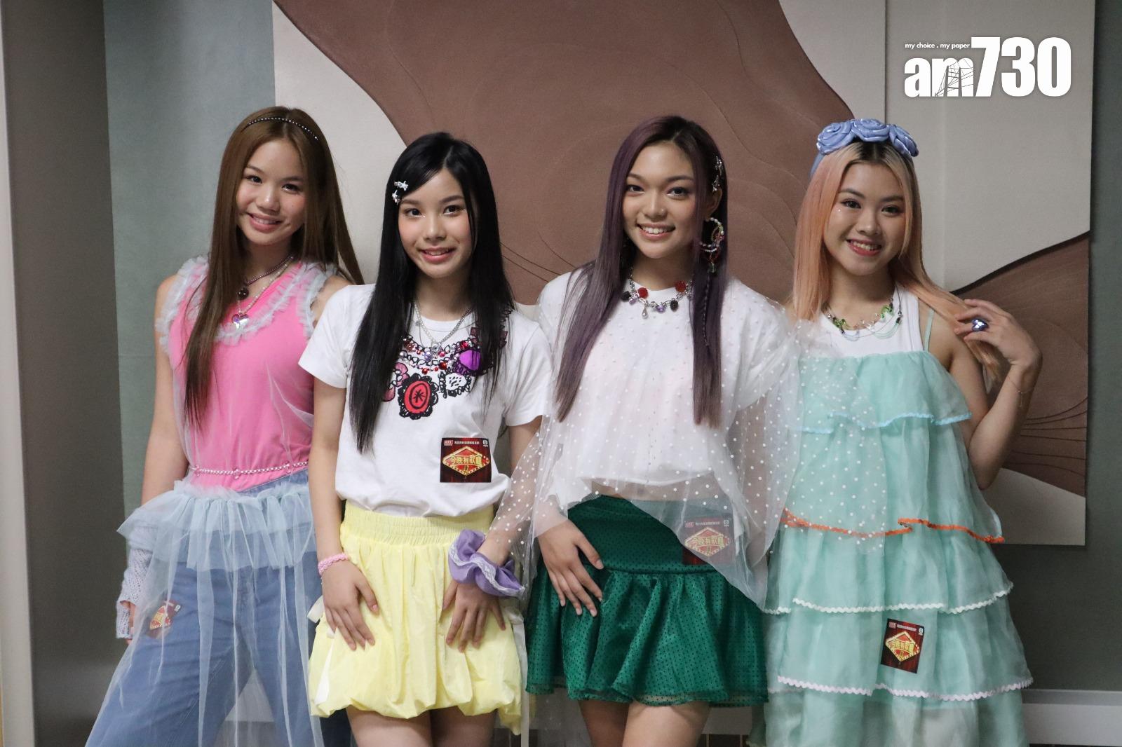 女團XiX現身TV錄製節目《今晚有歌廳》。(娛樂組攝)