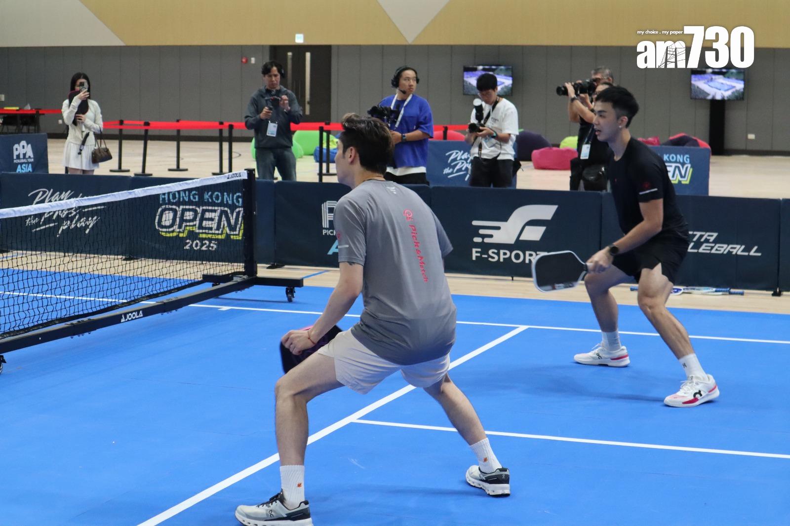 PPA亞洲職業匹克球巡迴香港站賽事開幕典禮。(娛樂組攝)