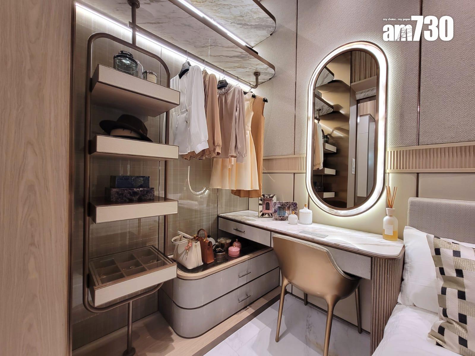 半山名滙示範單位|260呎連家具及交樓標準一房戶 意式低調奢華風格(多圖有片)|西營盤新盤