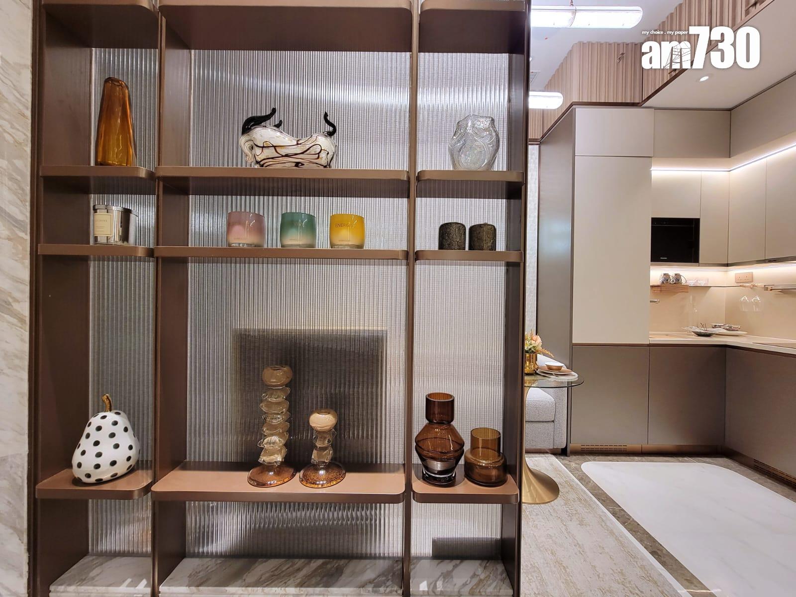 半山名滙示範單位|260呎連家具及交樓標準一房戶 意式低調奢華風格(多圖有片)|西營盤新盤