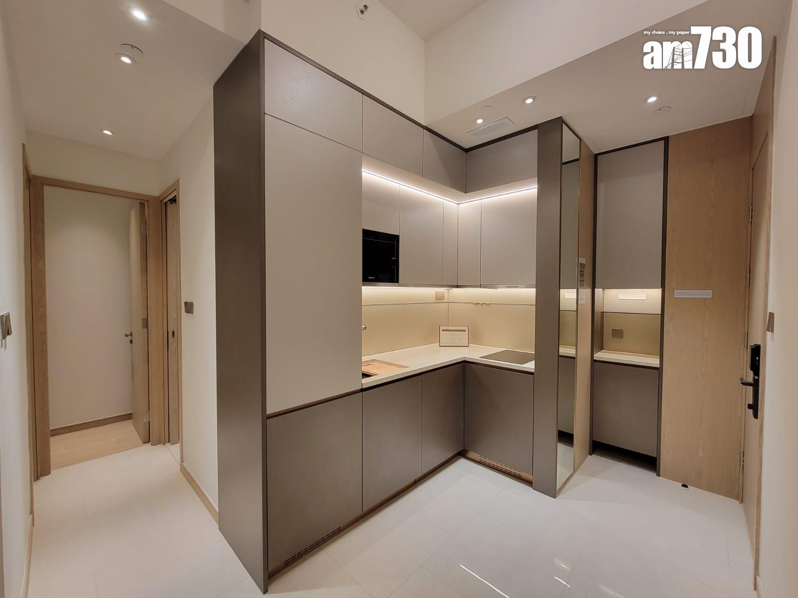 半山名滙示範單位|260呎連家具及交樓標準一房戶 意式低調奢華風格(多圖有片)|西營盤新盤