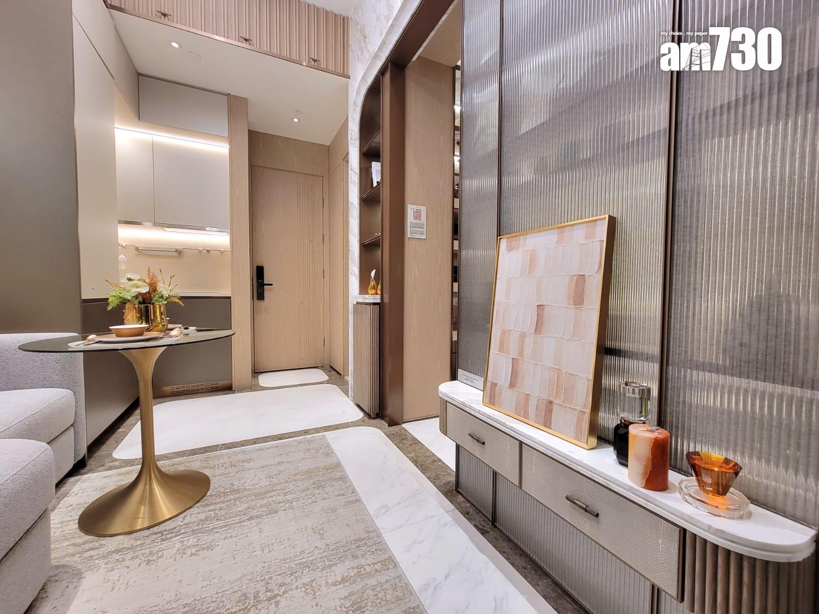 半山名滙示範單位|260呎連家具及交樓標準一房戶 意式低調奢華風格(多圖有片)|西營盤新盤