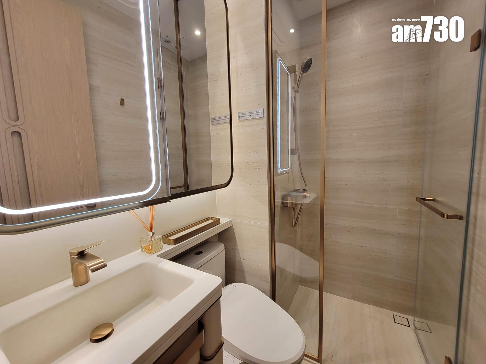 半山名滙示範單位|260呎連家具及交樓標準一房戶 意式低調奢華風格(多圖有片)|西營盤新盤