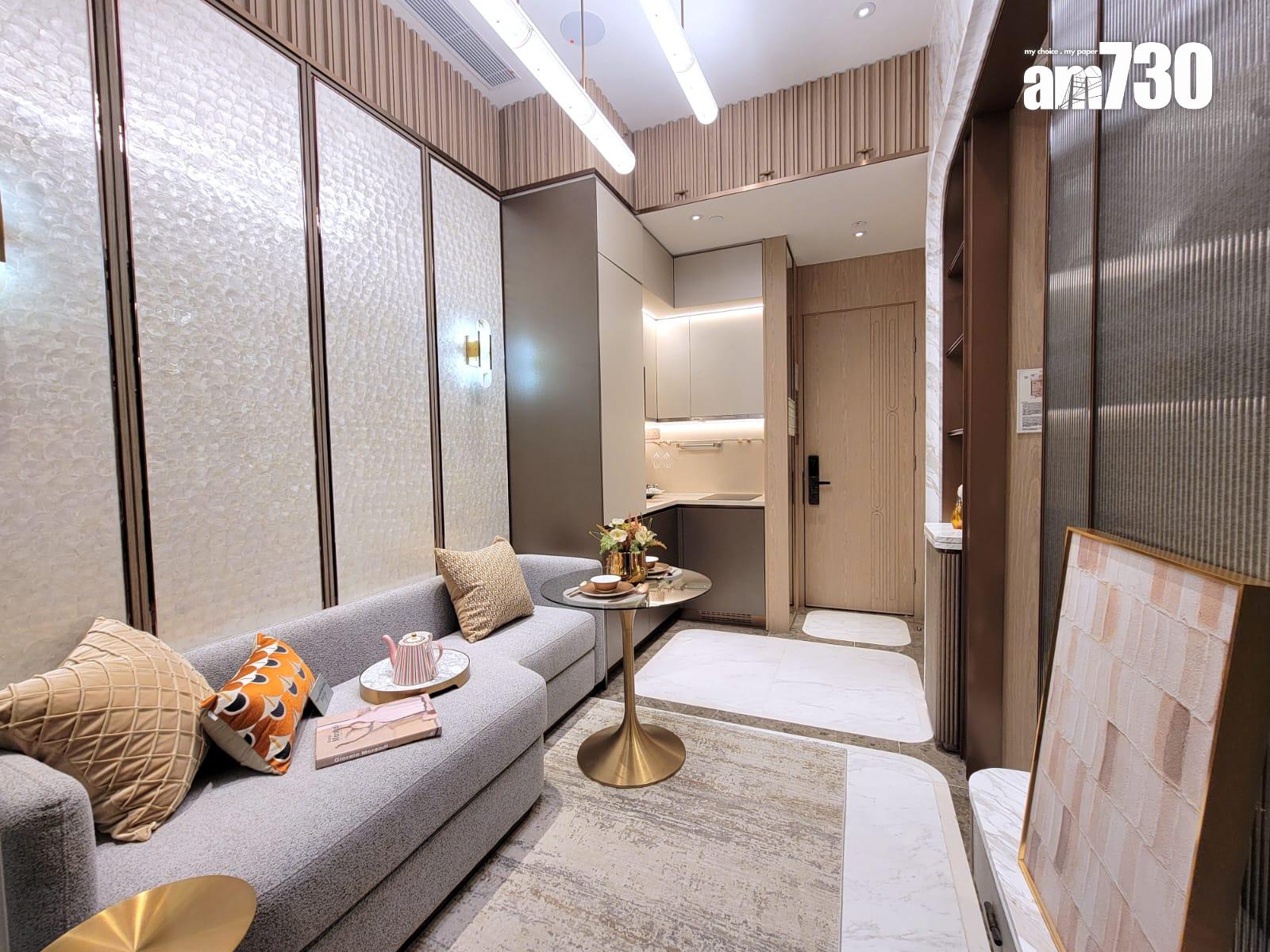 半山名滙示範單位|260呎連家具及交樓標準一房戶 意式低調奢華風格(多圖有片)|西營盤新盤