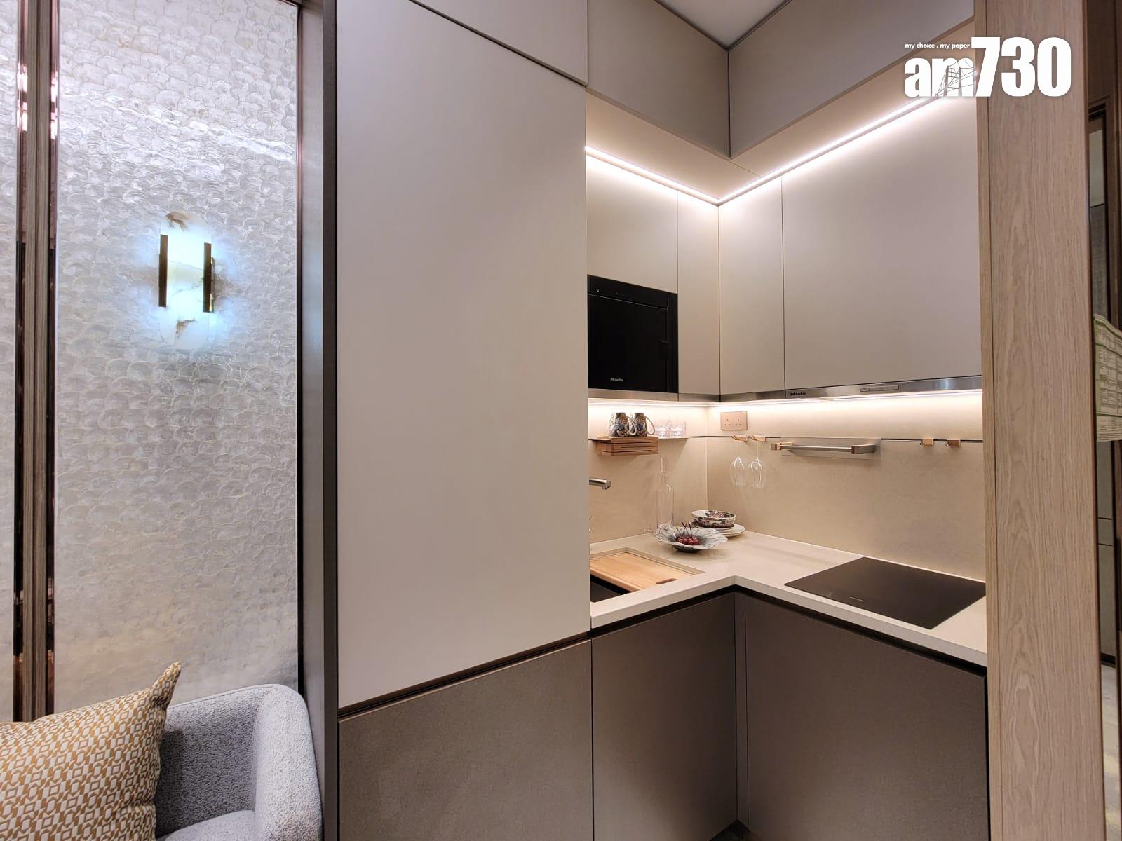 半山名滙示範單位|260呎連家具及交樓標準一房戶 意式低調奢華風格(多圖有片)|西營盤新盤