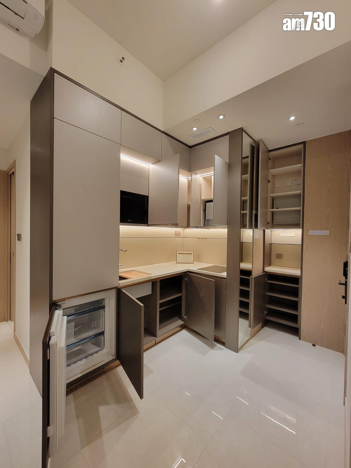 半山名滙示範單位|260呎連家具及交樓標準一房戶 意式低調奢華風格(多圖有片)|西營盤新盤