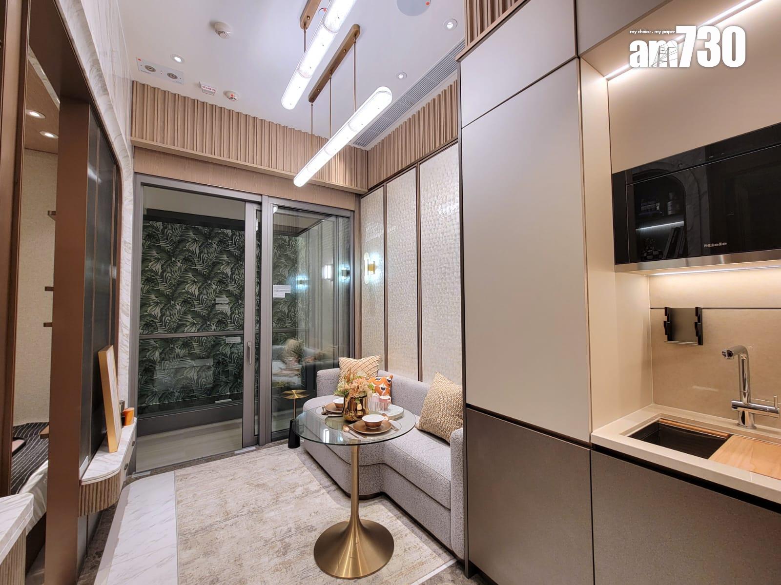 半山名滙示範單位|260呎連家具及交樓標準一房戶 意式低調奢華風格(多圖有片)|西營盤新盤