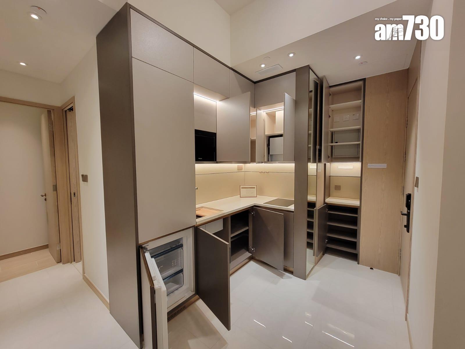 半山名滙示範單位|260呎連家具及交樓標準一房戶 意式低調奢華風格(多圖有片)|西營盤新盤