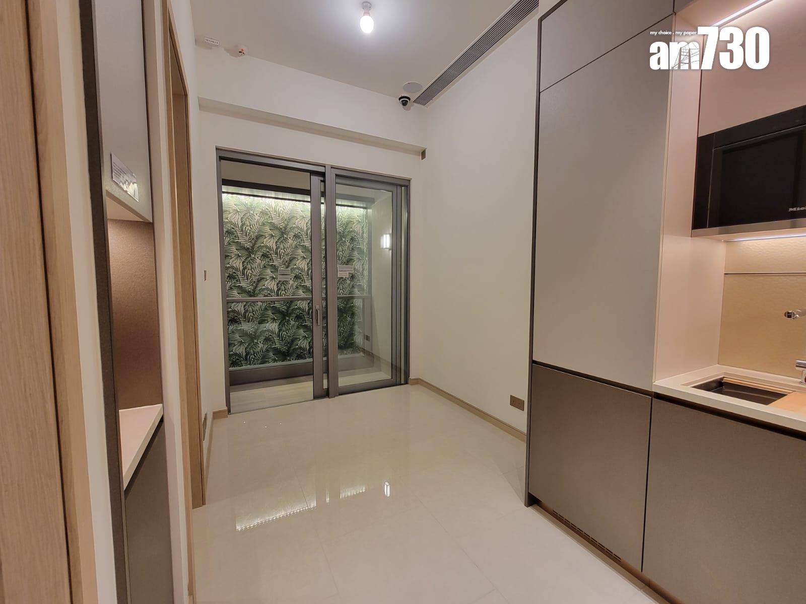 半山名滙示範單位|394呎交樓標準兩房戶 高樓底間隔實用(多圖有片)|西營盤新盤