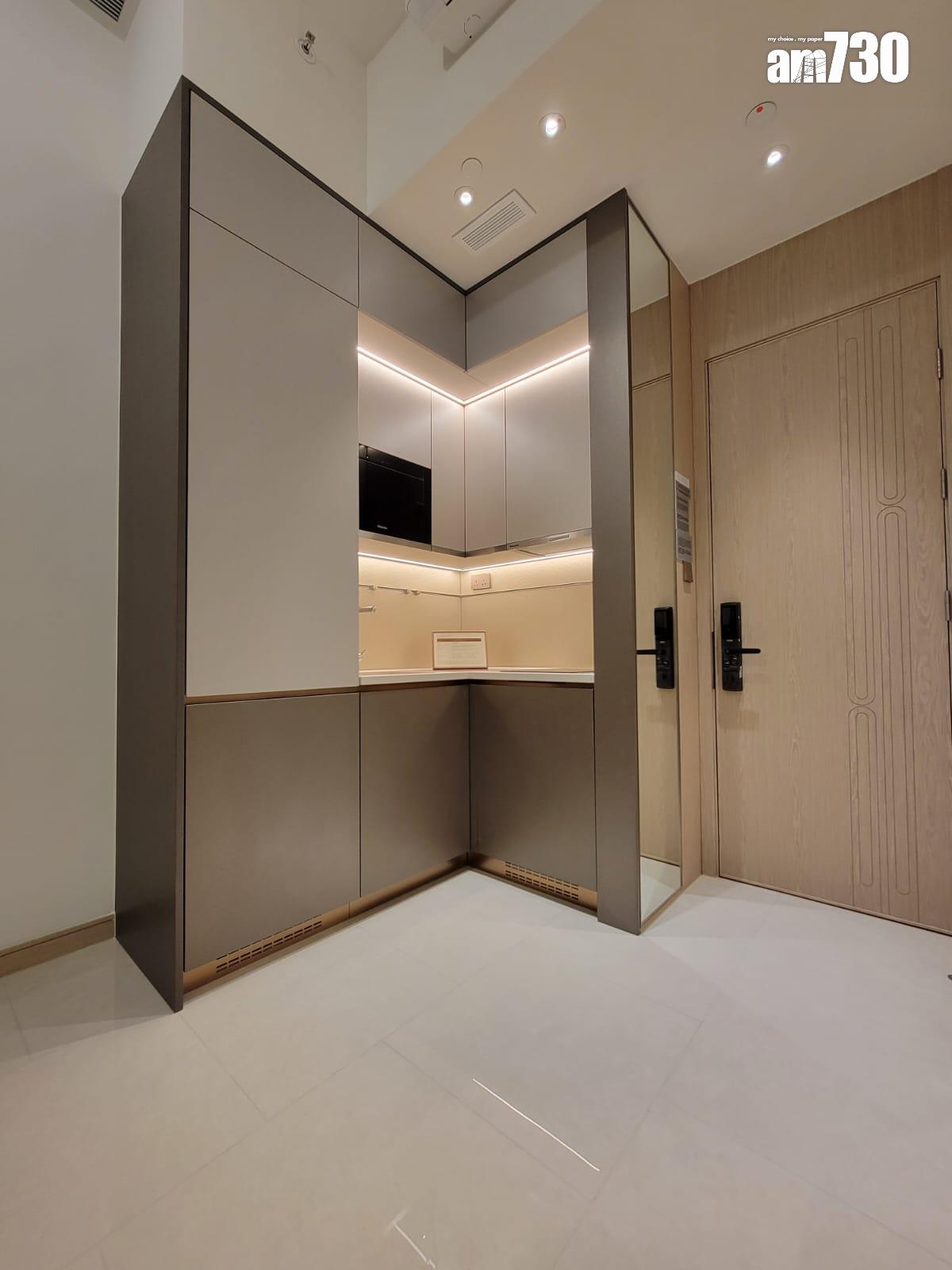 半山名滙示範單位|394呎交樓標準兩房戶 高樓底間隔實用(多圖有片)|西營盤新盤