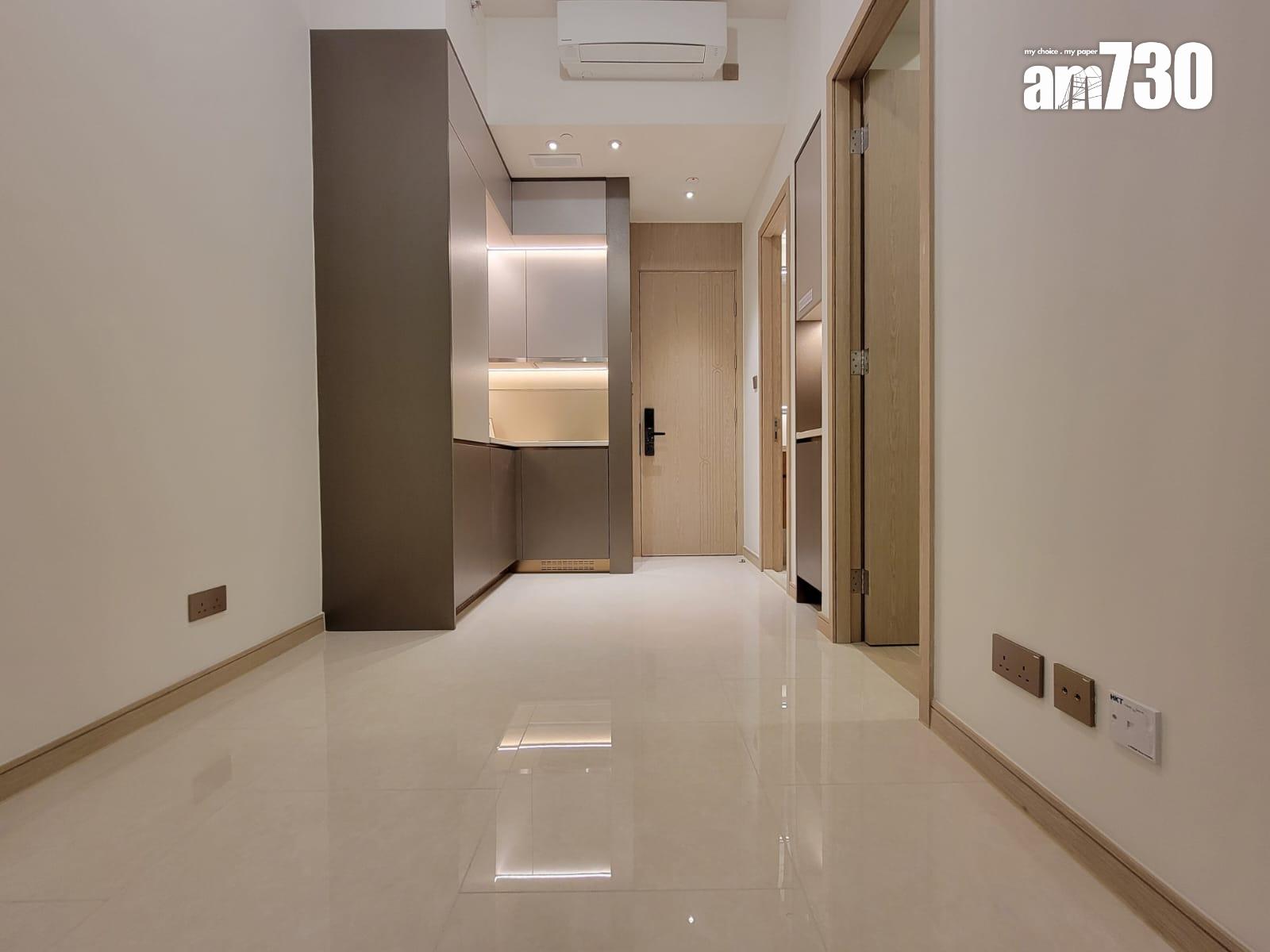 半山名滙示範單位|394呎交樓標準兩房戶 高樓底間隔實用(多圖有片)|西營盤新盤