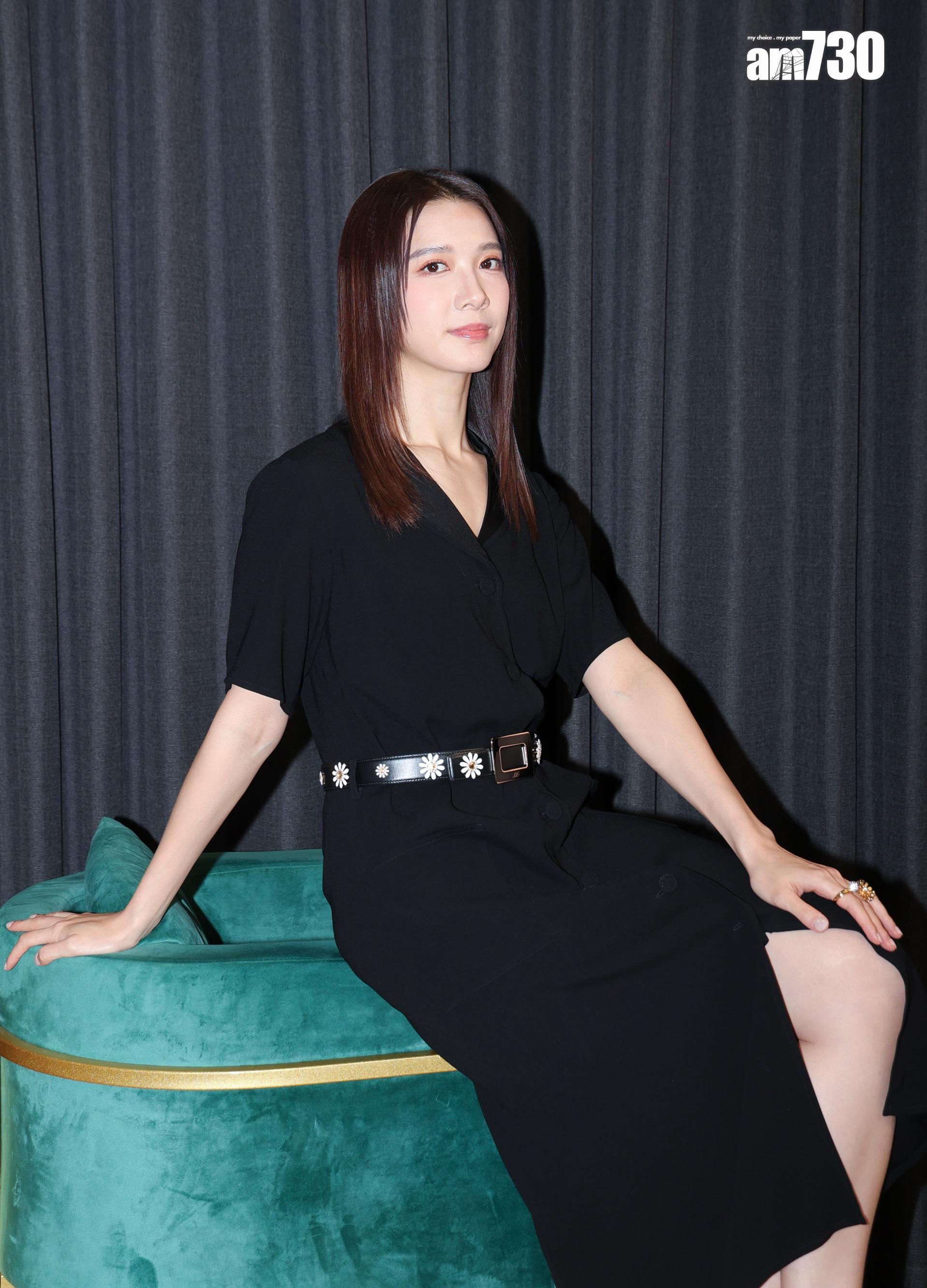 林宣妤在《社畜再培訓先導計劃》演小學老師。(吳康琦攝)