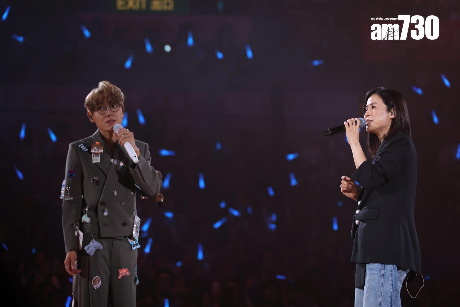 林家謙演唱會|肚臍寫「898」迎接尾場 宣萱驚爆站台合唱《難兄難弟》