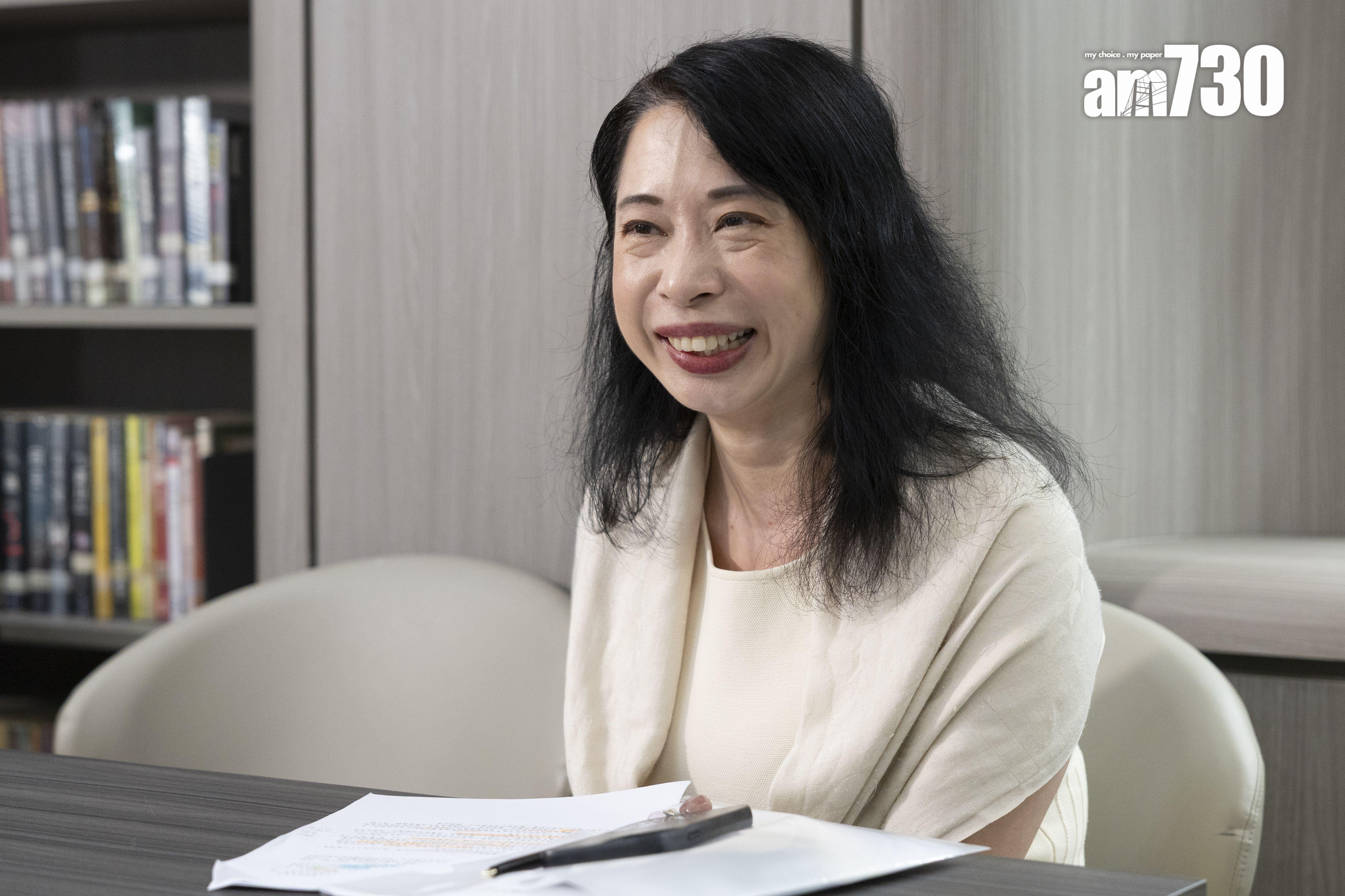 黃美珠校長期望學生從科學探究中,提高解難能力,並將科技服務於善。(蘇文傑攝)