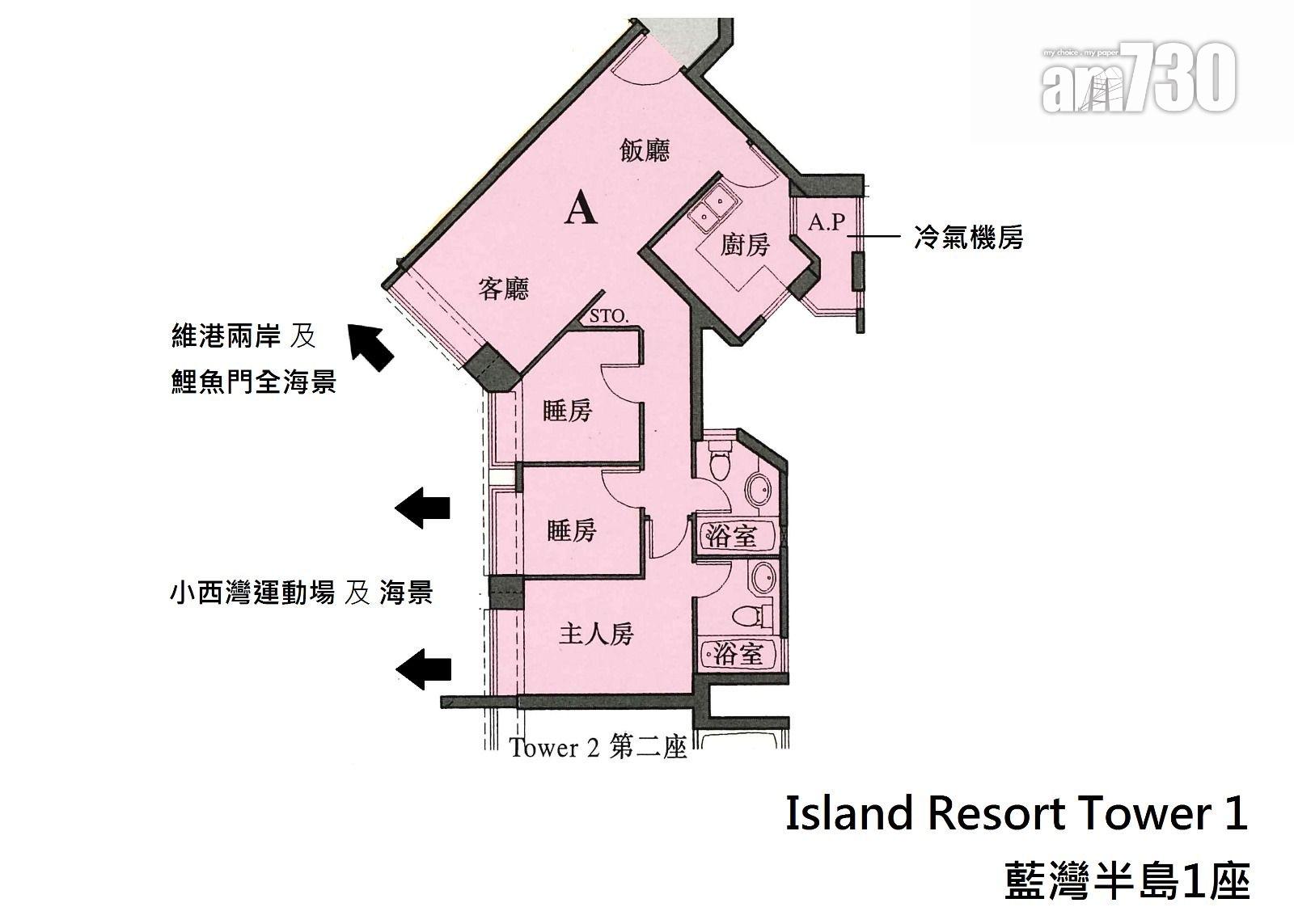 3枱客搶住租!小西灣藍灣半島三房套放盤一日「零議價」2.6萬租出(多圖)|二手樓租賃