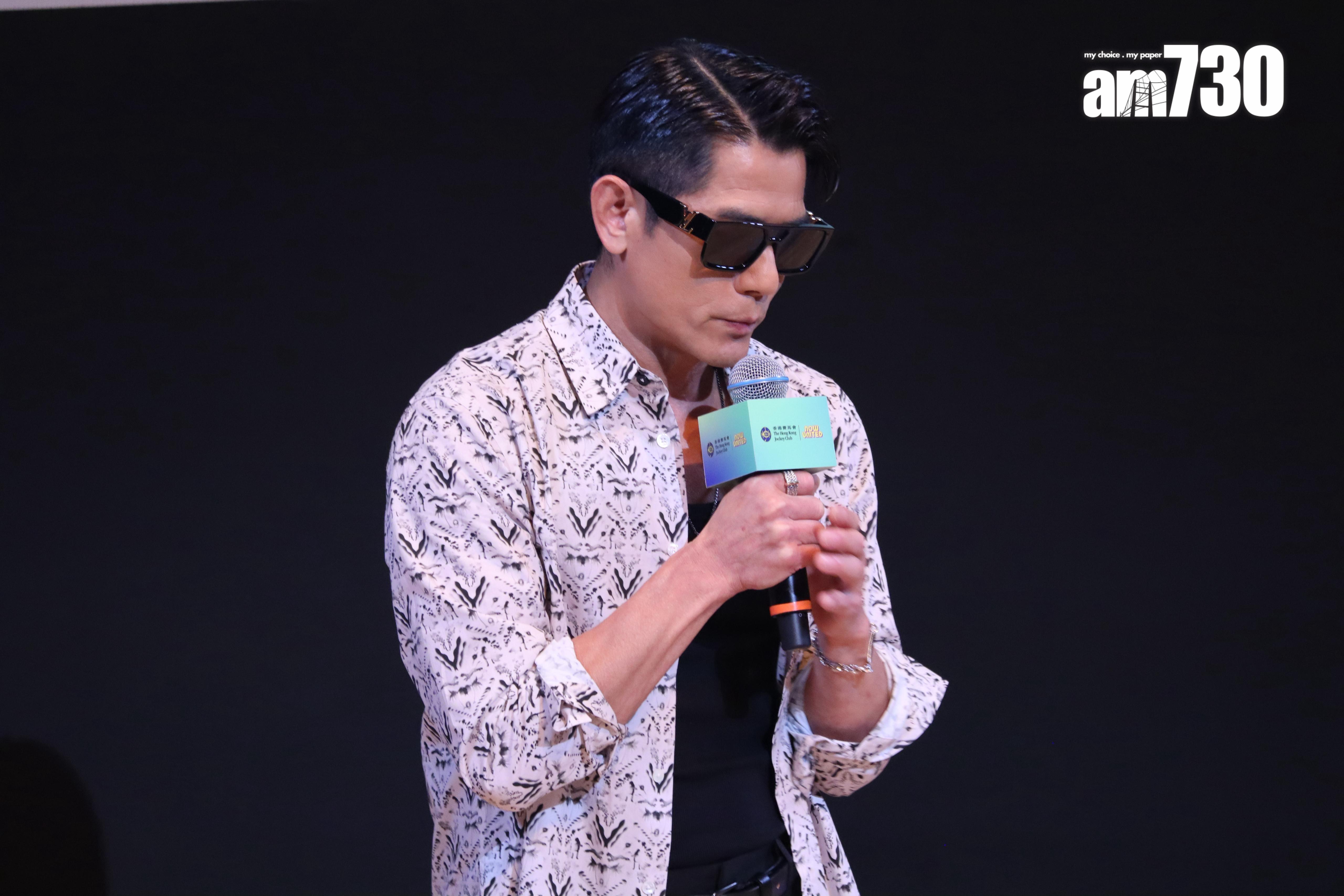 城城今日現身中環大館出席Now United中國香港區新成員出道首演活動。(娛樂組攝)