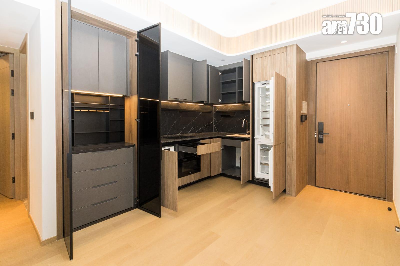 海德園示範單位|573呎交樓標準兩房套戶 廳房同向設計(多圖有片)|柴灣新盤