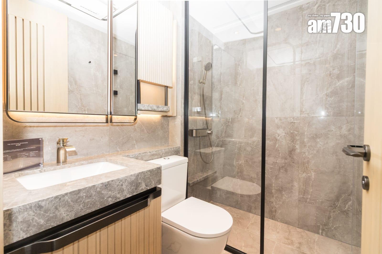 海德園示範單位|573呎交樓標準兩房套戶 廳房同向設計(多圖有片)|柴灣新盤