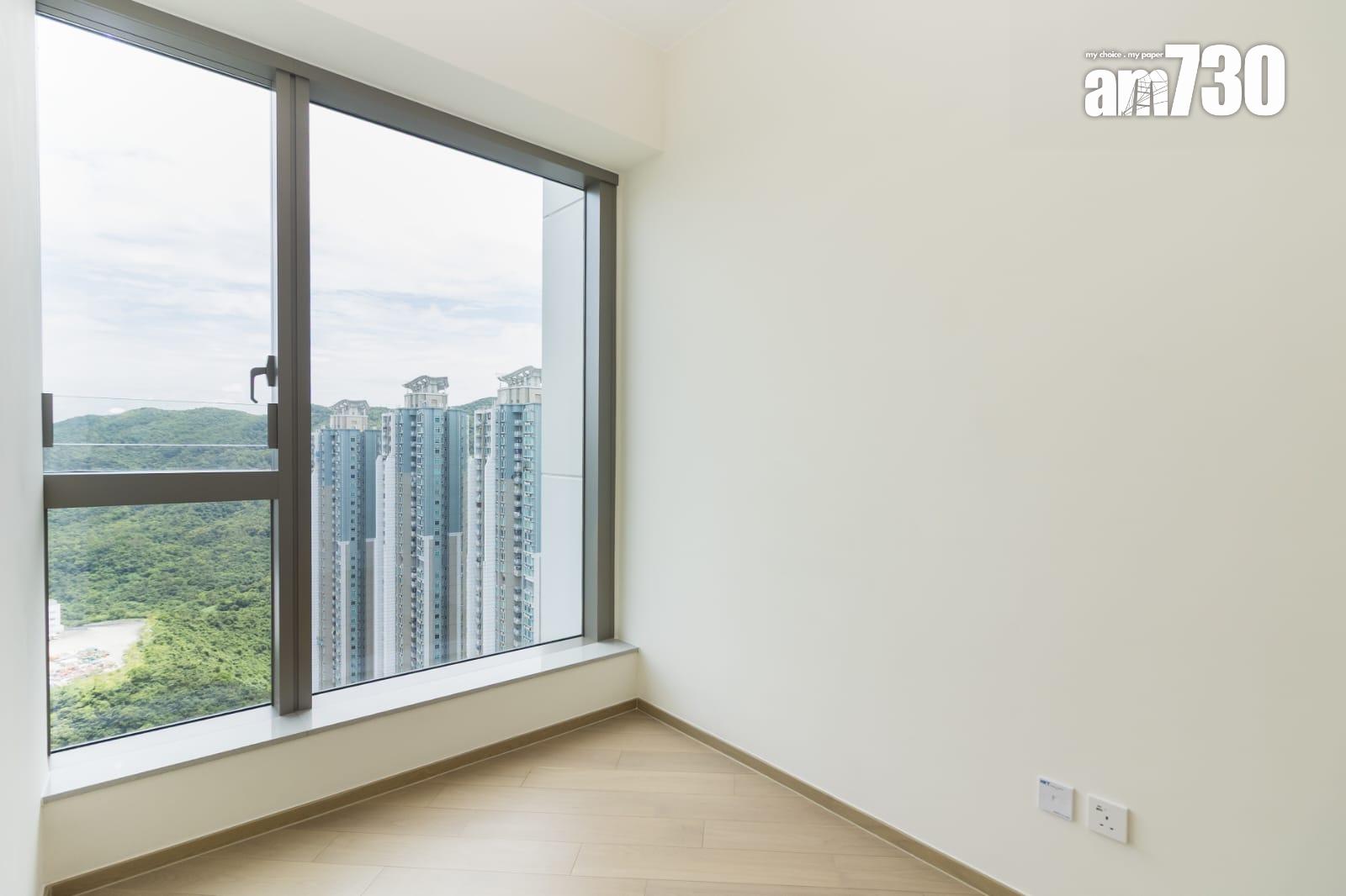 凱柏峰示範單位|461呎現樓兩房連傢俬 開則方正 廳房同向設計(多圖有片)|將軍澳新盤