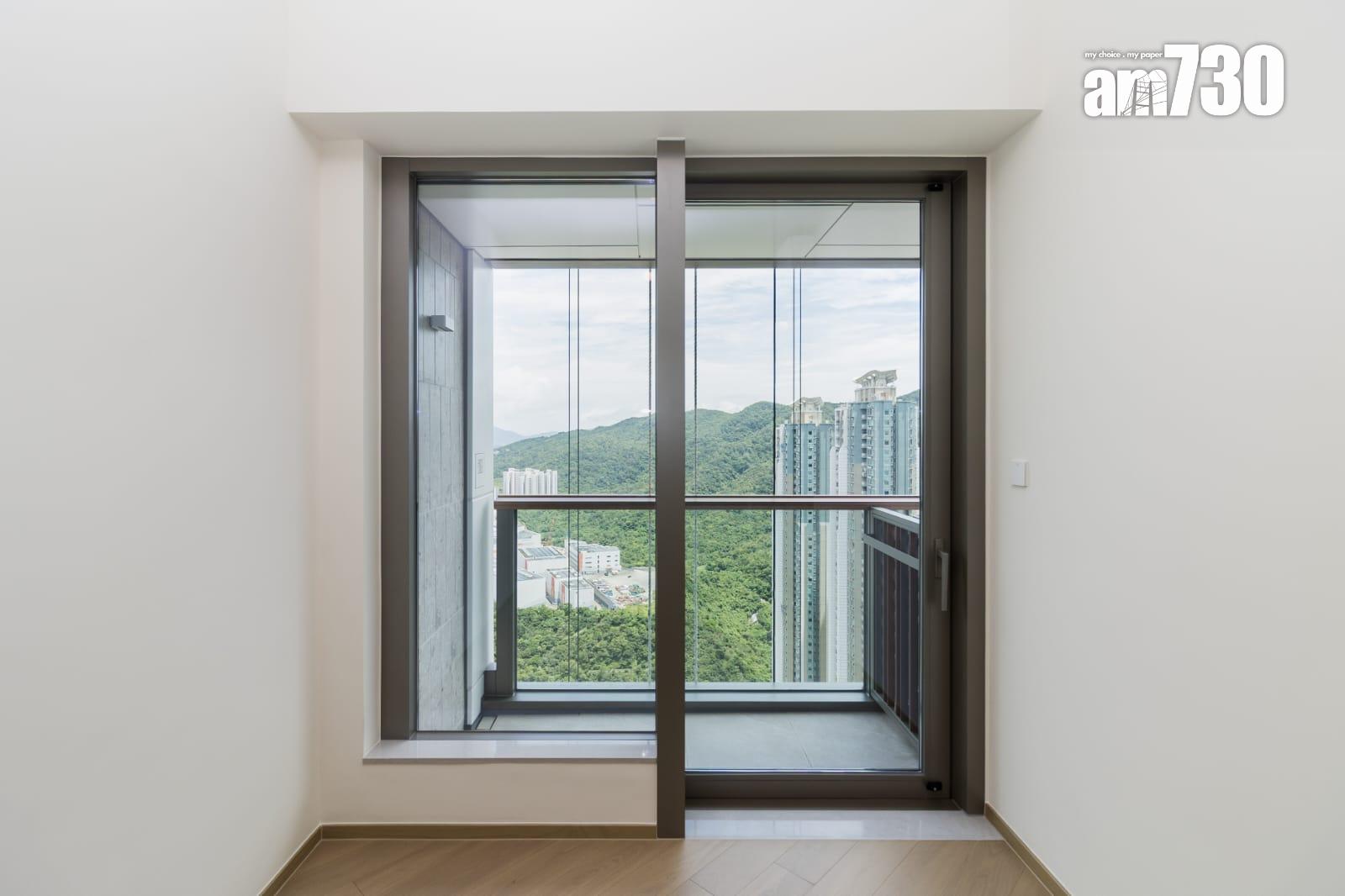 凱柏峰示範單位|461呎現樓兩房連傢俬 開則方正 廳房同向設計(多圖有片)|將軍澳新盤