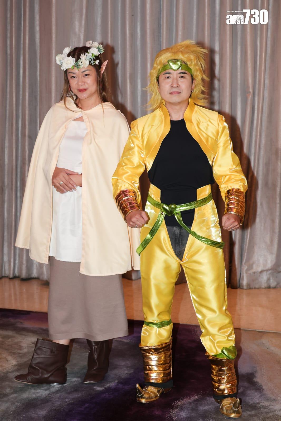 當奴笑言唔記得自己樣衰,扮《JoJo的奇妙冒險》的反派迪奧,卻被嘲似李龍基。(吳康琦攝)