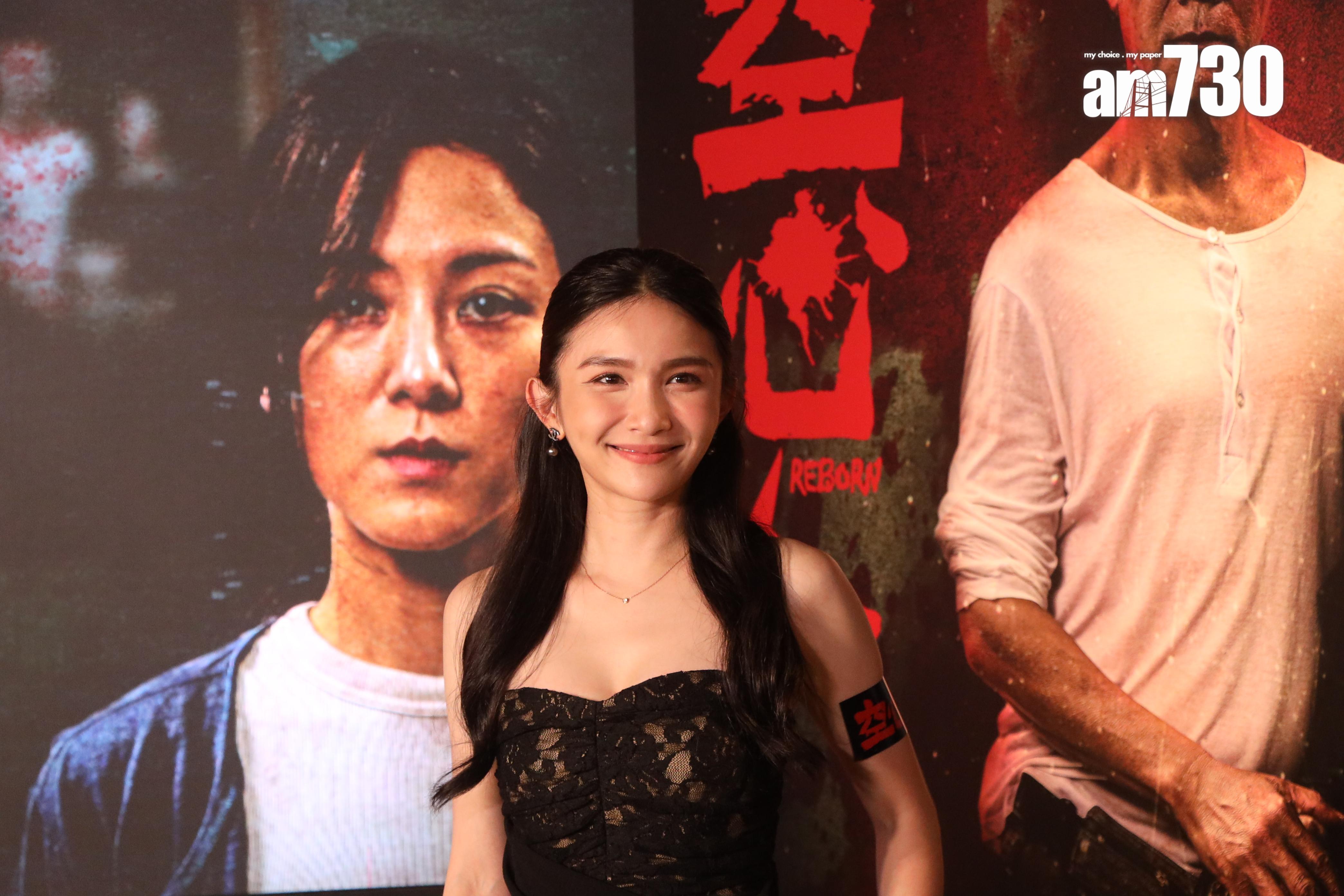 關楓馨首次拍電影《空心人》,出席首映禮。(娛樂組攝)