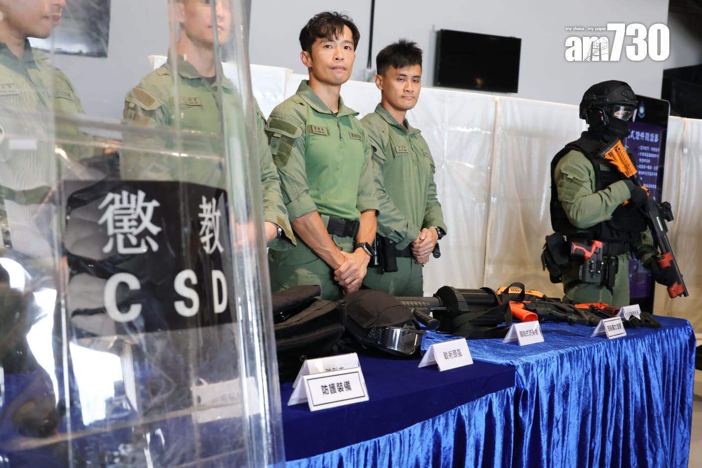 跨部門反恐演習在啟德郵輪碼頭進行,模擬恐怖分子乘郵輪到港襲擊(吳康琦攝)