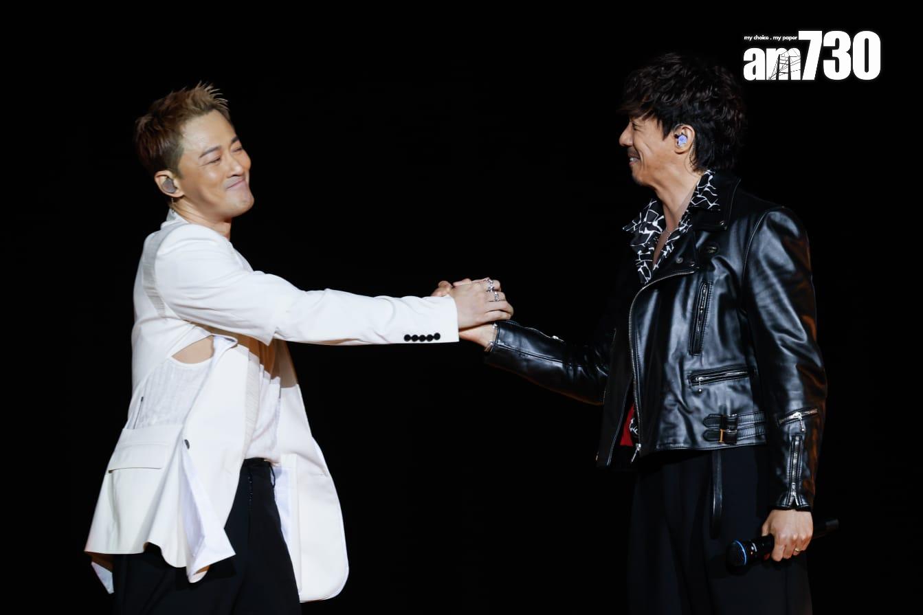 林峯、張繼聰首次同台開show。 (蘇文傑攝)