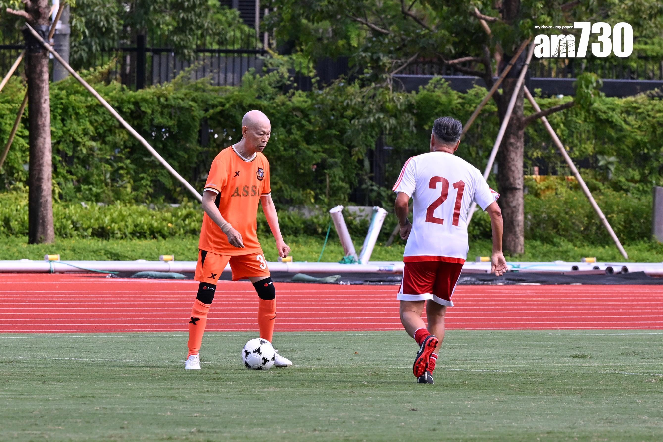 家英哥落場踢波。(娛樂組攝)