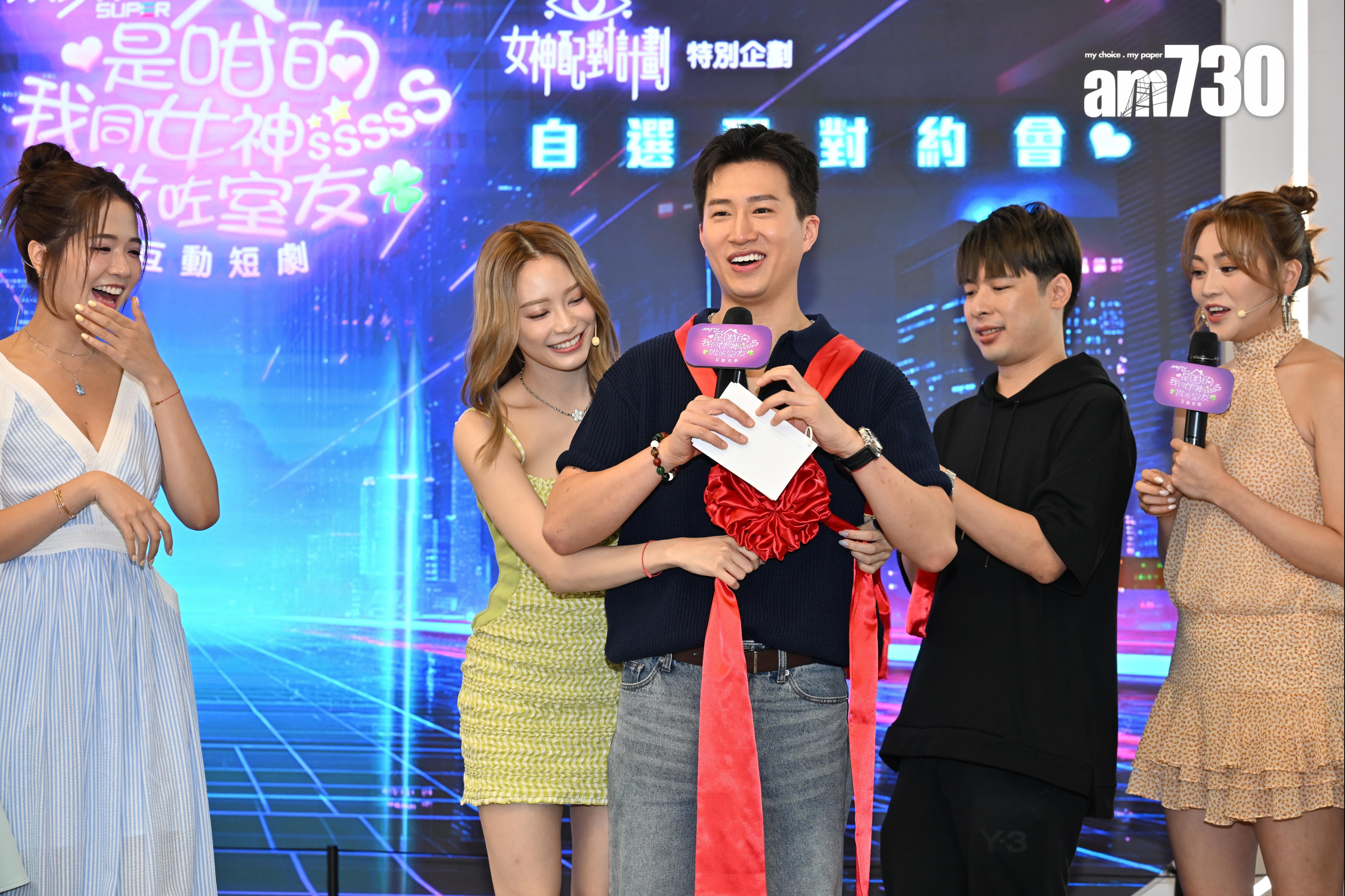 曾展望被葉蒨文綁實。(娛樂組攝)