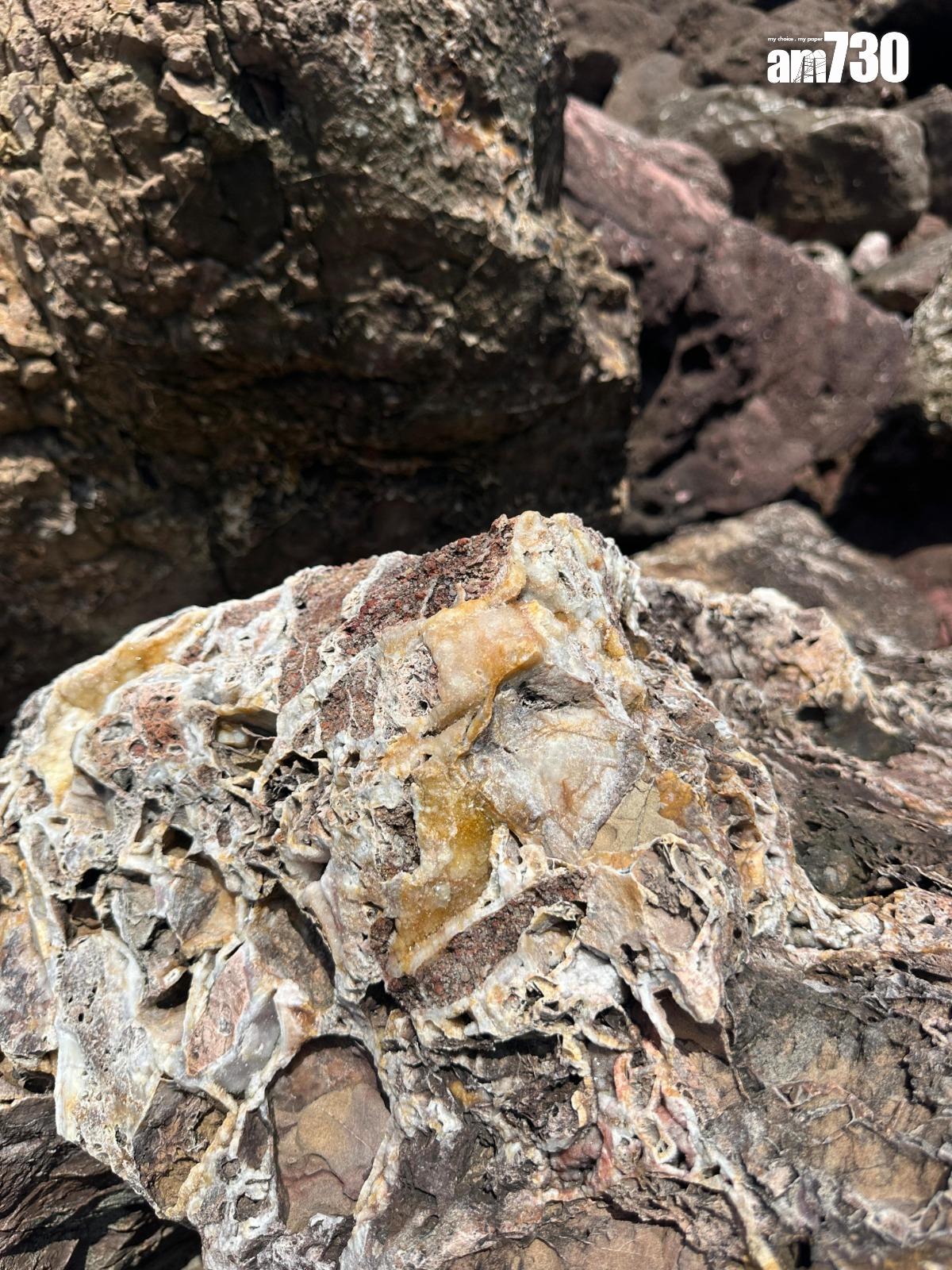 赤洲晶石亦是不少地質愛好者的探索樂趣。