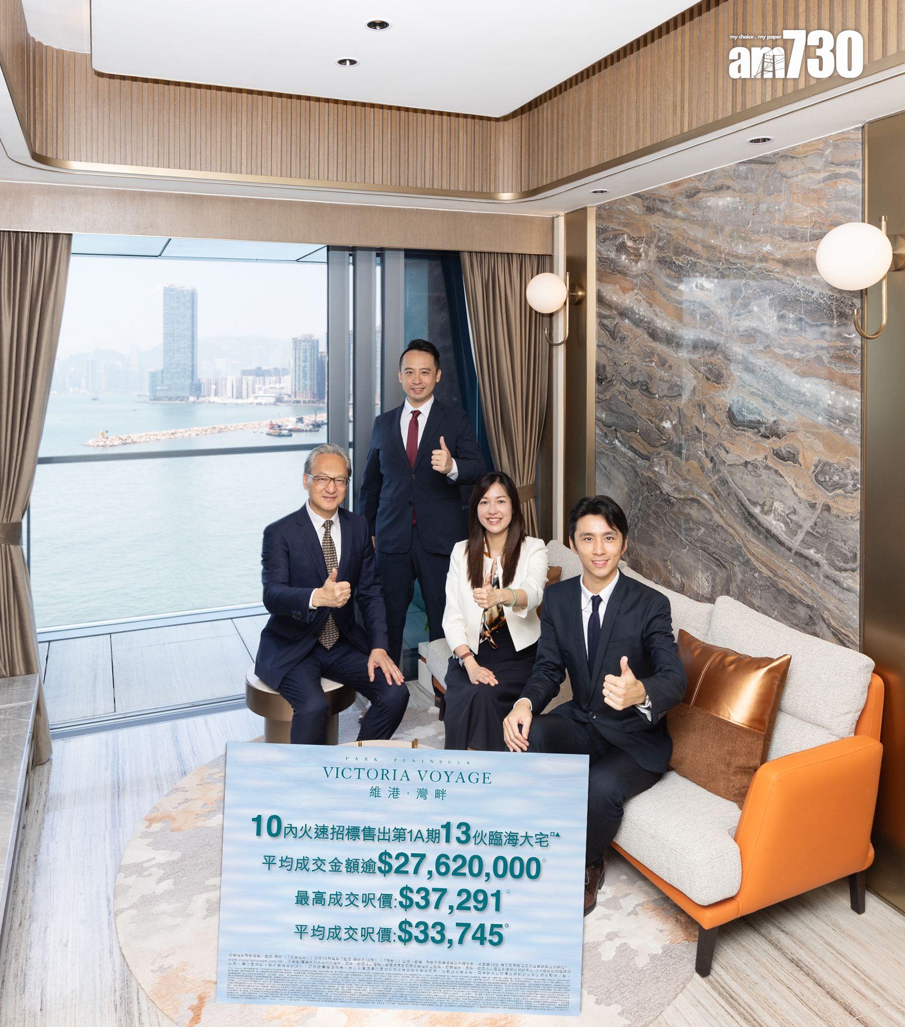 維港.灣畔第1A期十日內標售13伙 吸金逾3.59億|啟德新盤