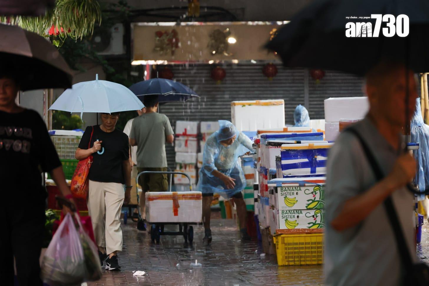 天氣|黑色暴雨警告信號至少維持至上午11時(持續更新)