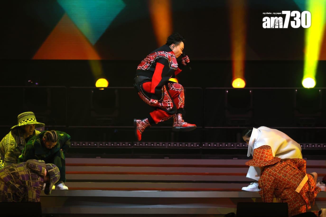 陳奕迅《FEAR and DREAMS 世界巡迴演唱會》澳門終極尾場。(林俊源攝)