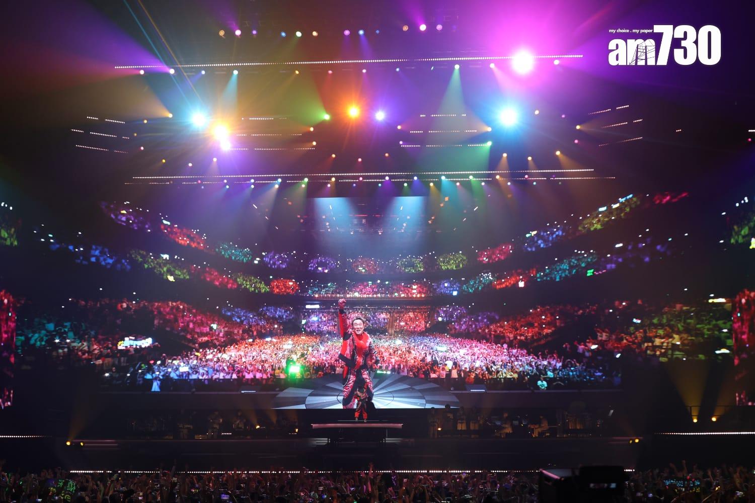 陳奕迅《FEAR and DREAMS 世界巡迴演唱會》澳門終極尾場。(林俊源攝)